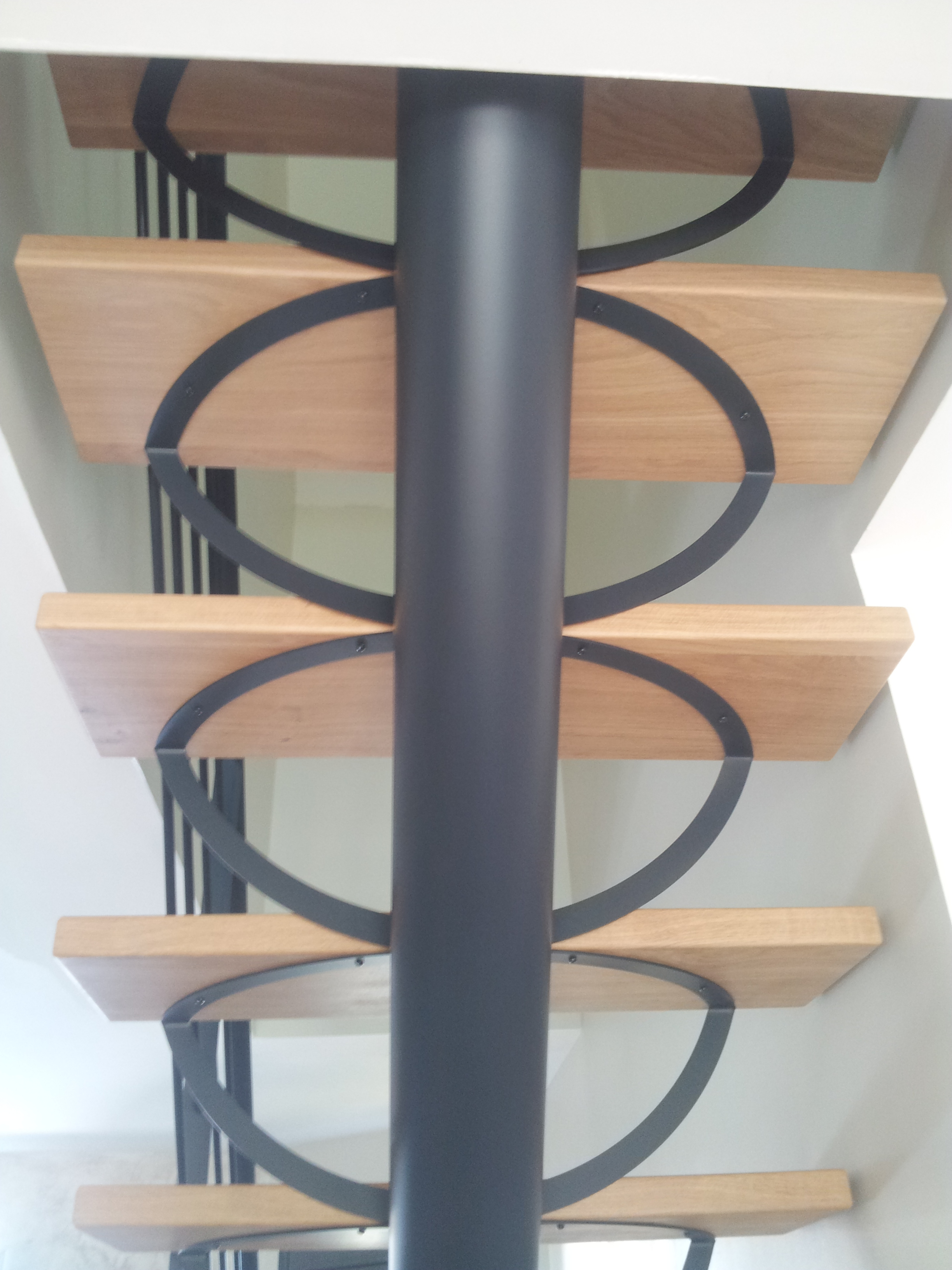 Escalier limon central