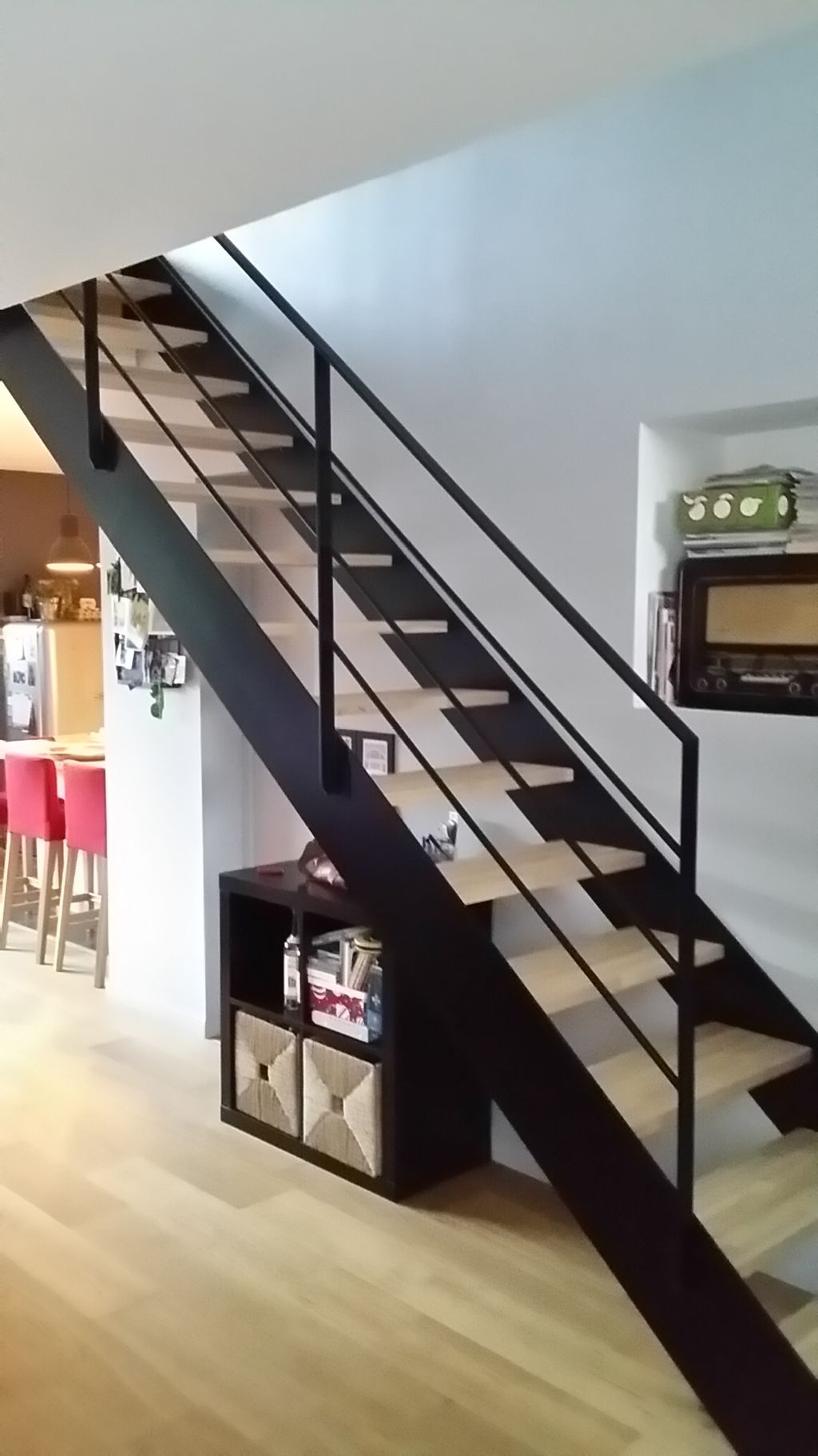 escalier limon à la française