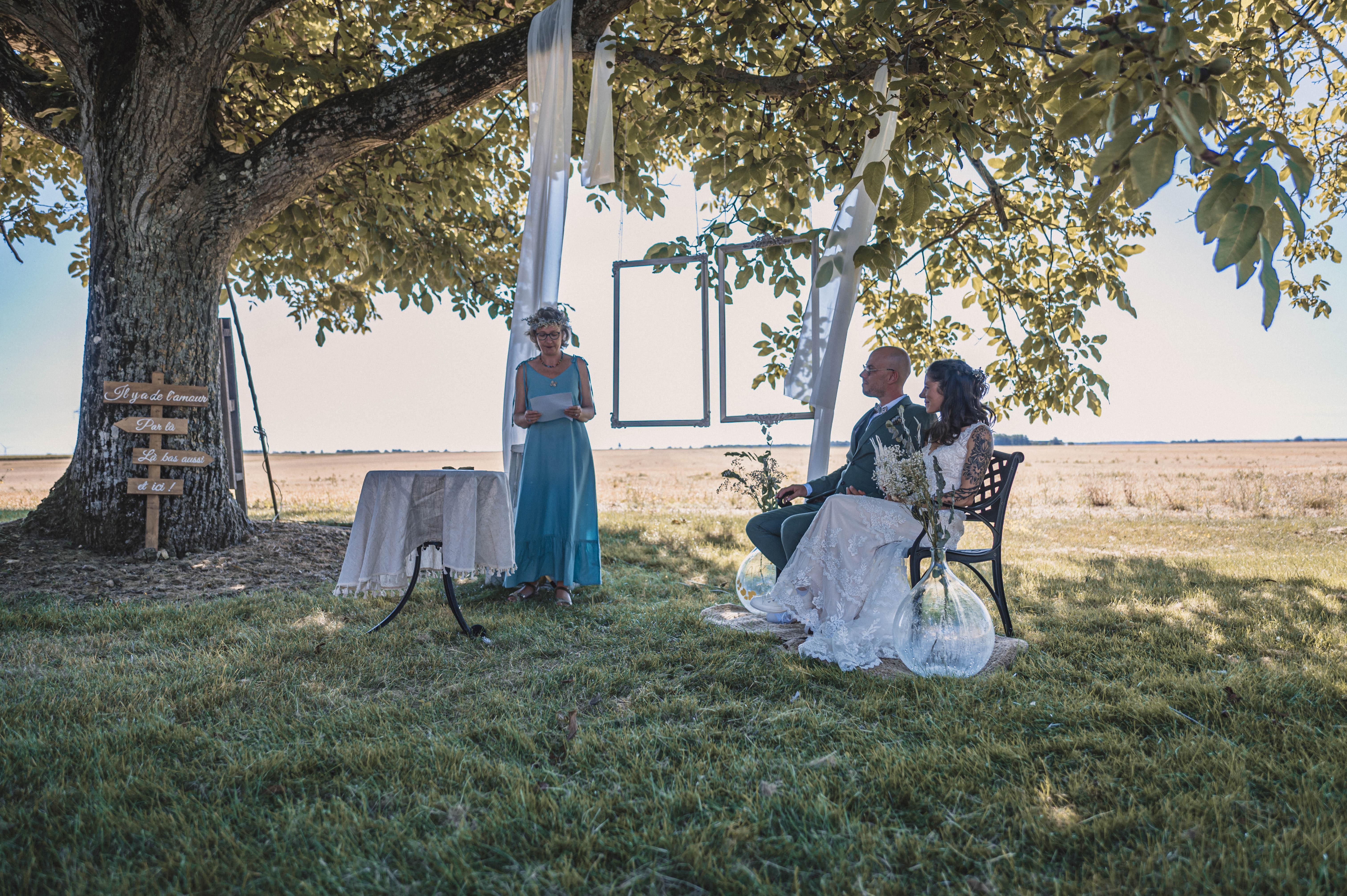 Mariage audrey et romain gite de villenoue