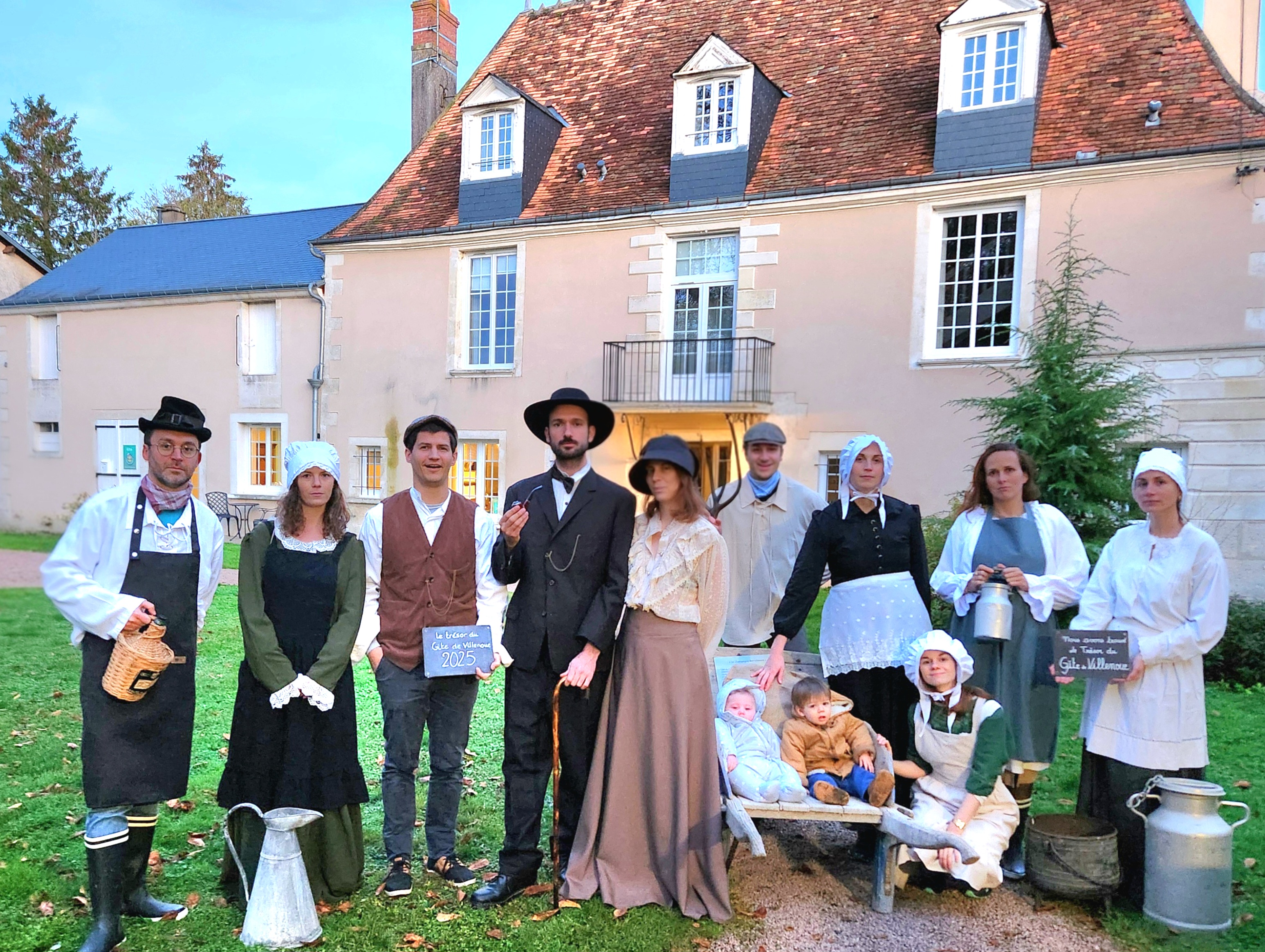 Photo souvenir escape game gite de villenoue