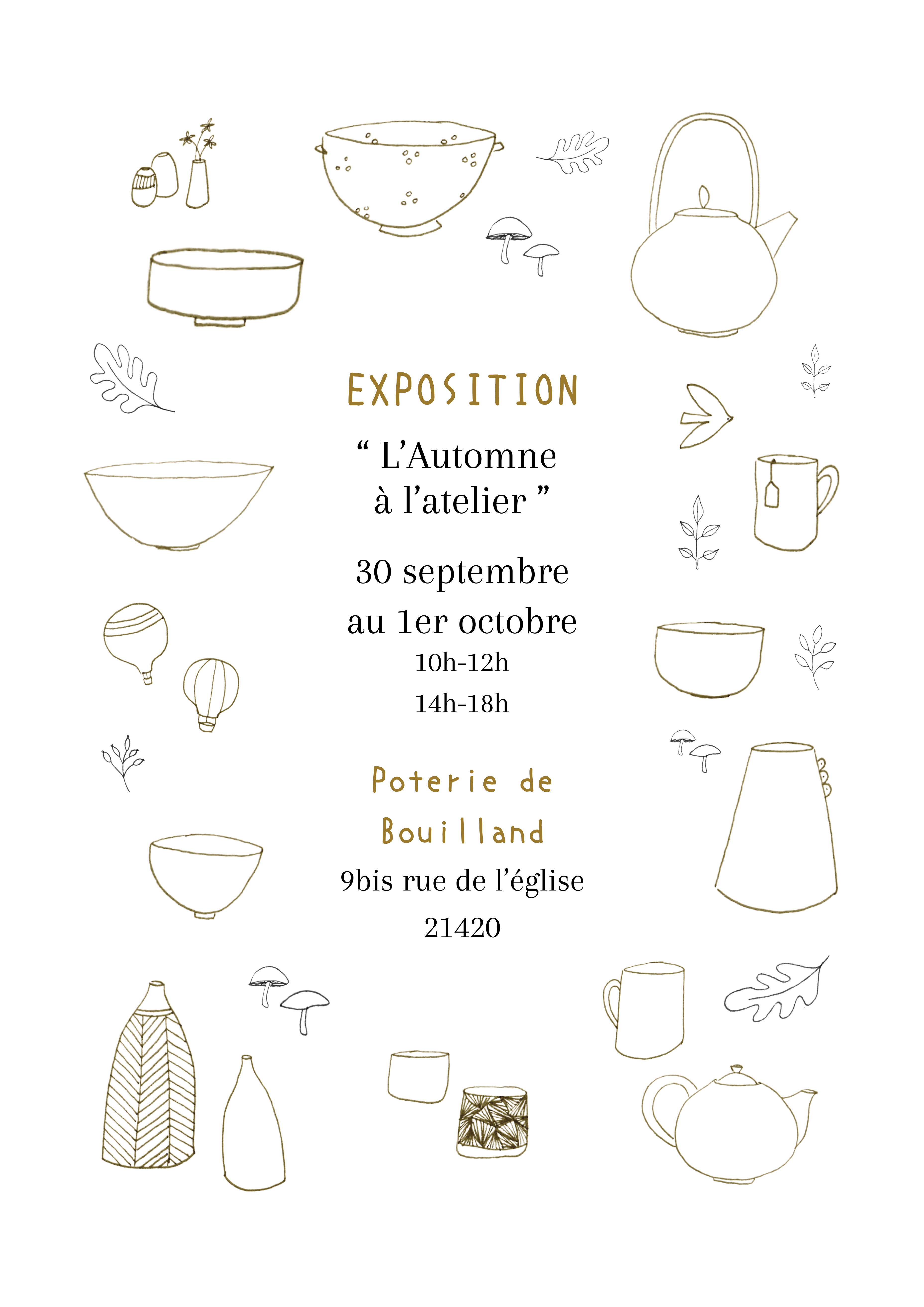 Affiche expo automne 2023