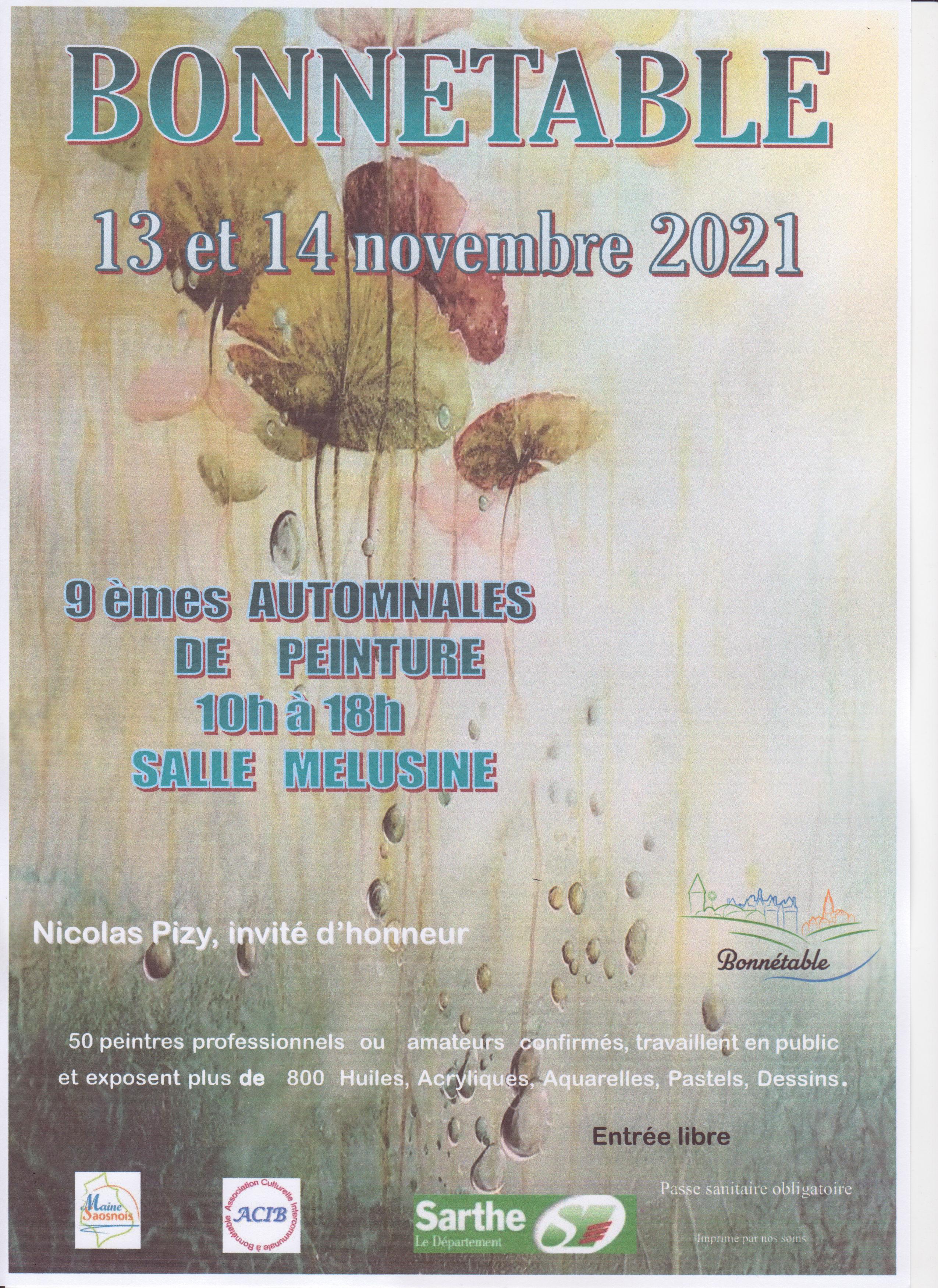 Exposition les 13 et 14 novembre 2021