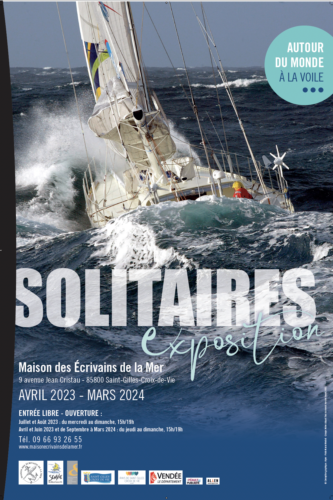 Une exposition de textes relatant les aventures des circumnavigateurs. Des pionniers, sur de simples bateaux de travail, aux skippers d'aujourd'hui sur des bateaux ultimes en taille et en technologies. Un hommage à l'audace des hommes et des femmes qui courent les océans.
