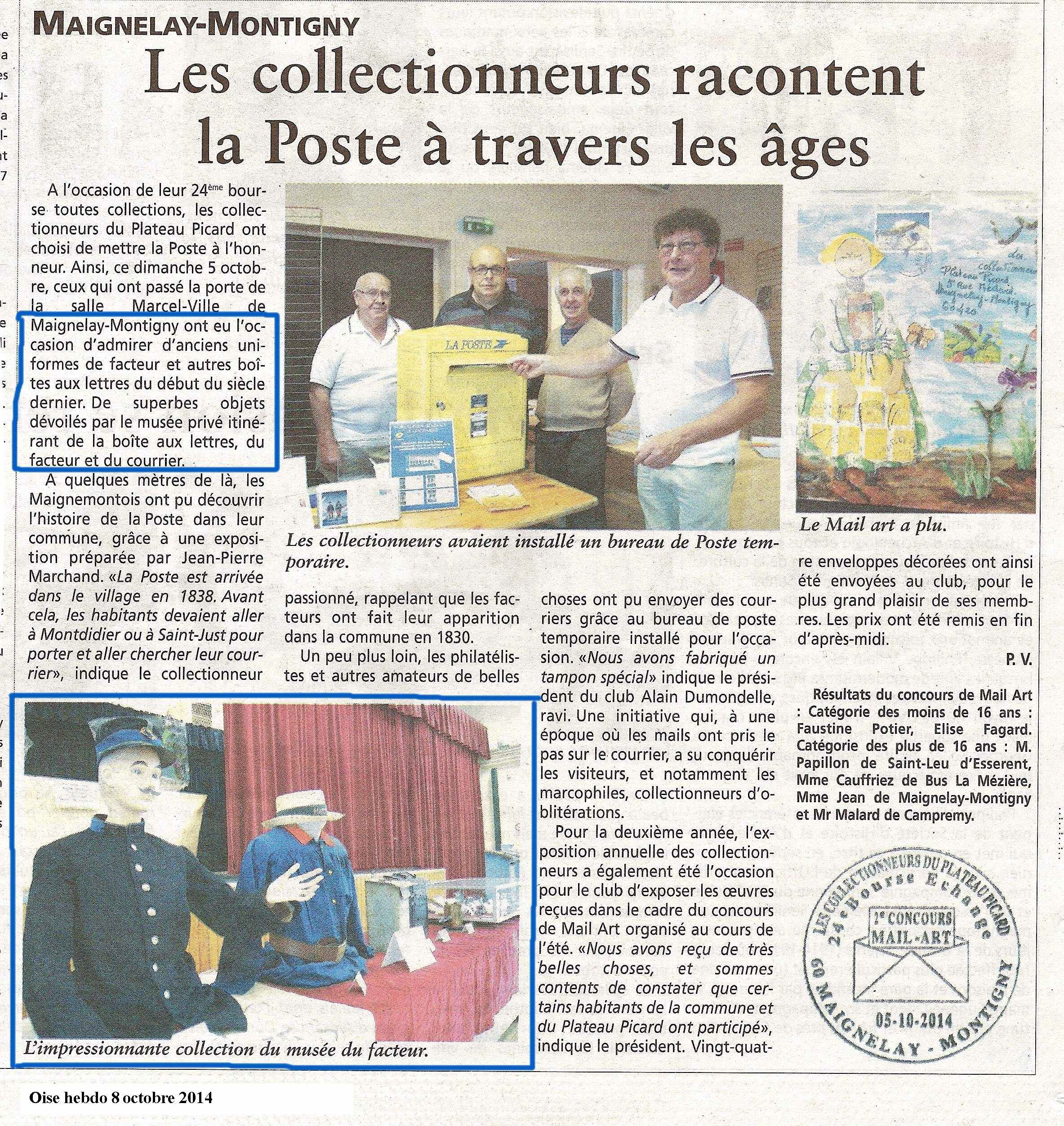 exposition boites aux lettres PTT