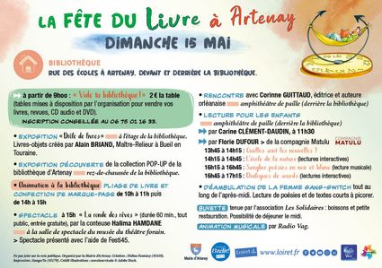 Flyer fete du livre 20222