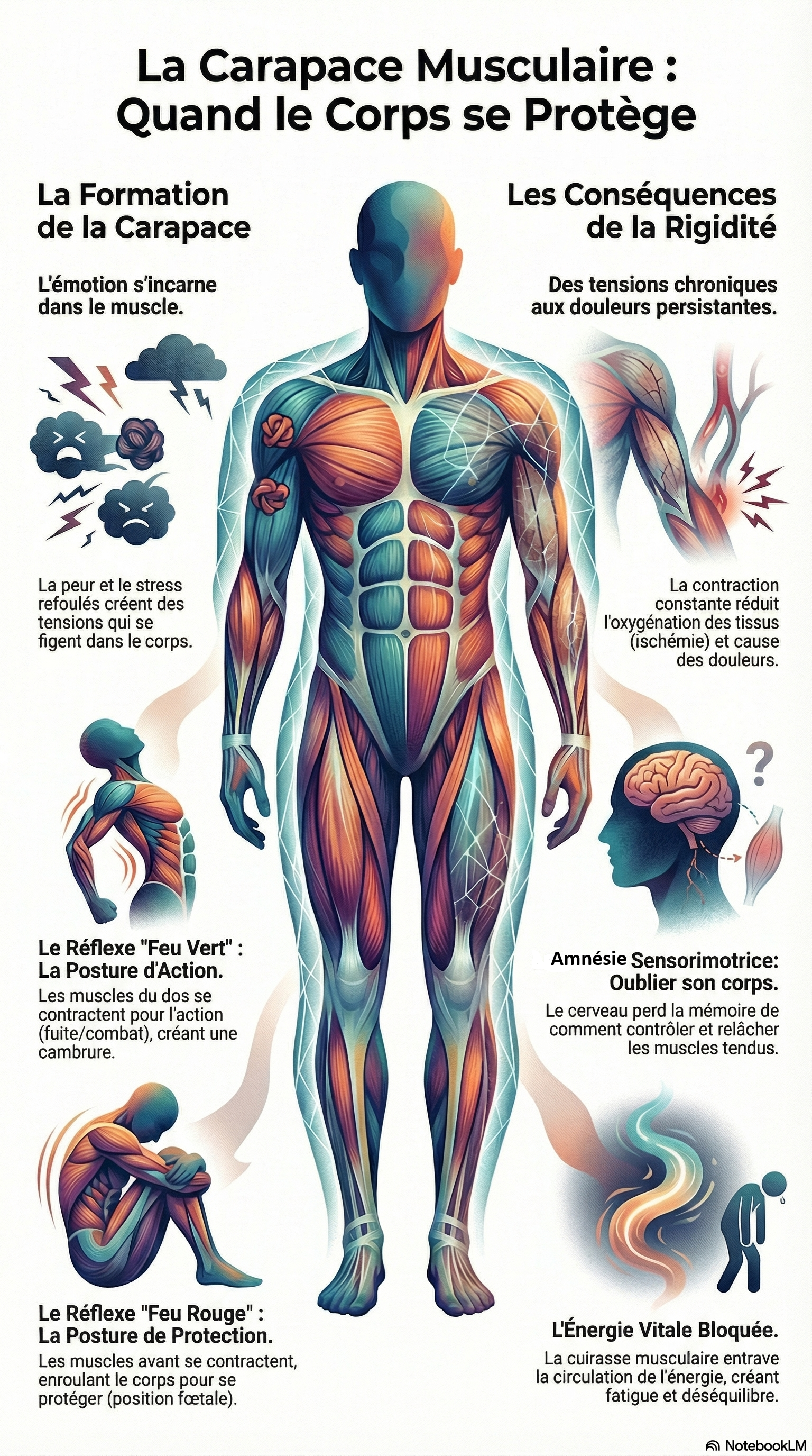 Carapce musculaire, quand le corps se protège