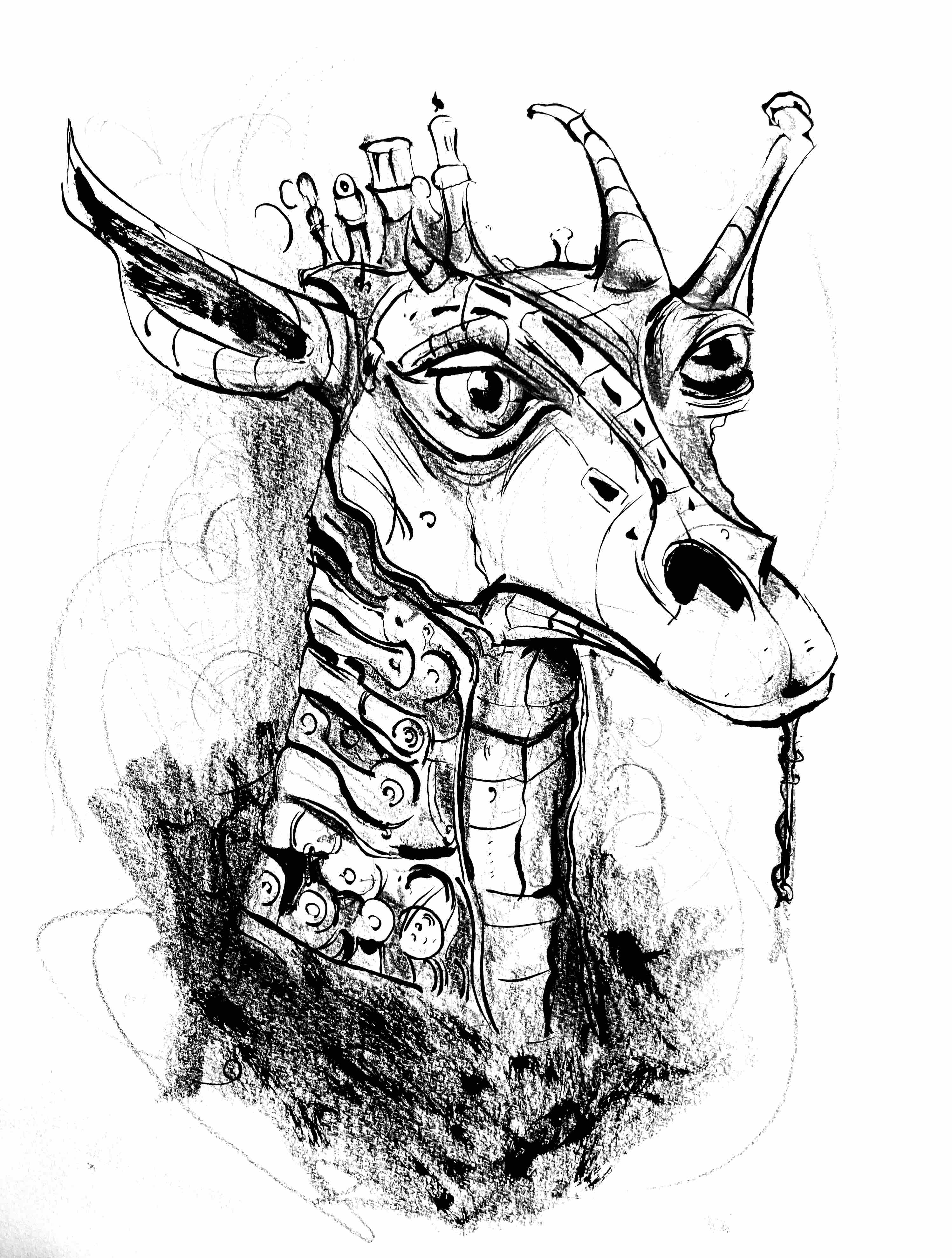Dessin girage en robot frederic pierrat