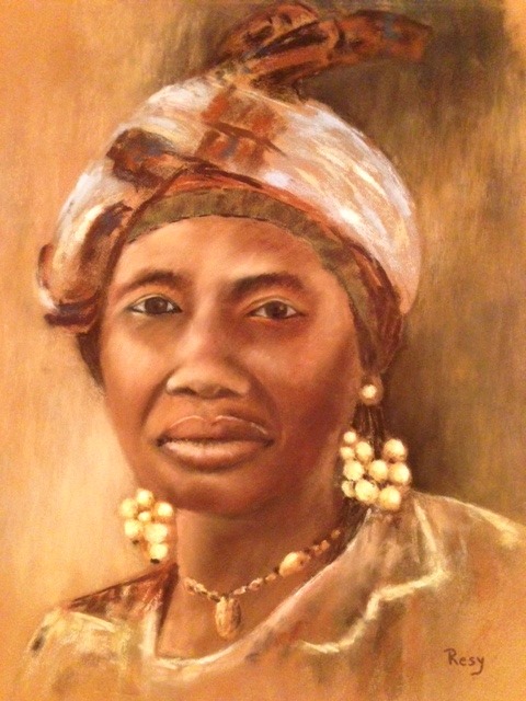 A femme africaine au turban