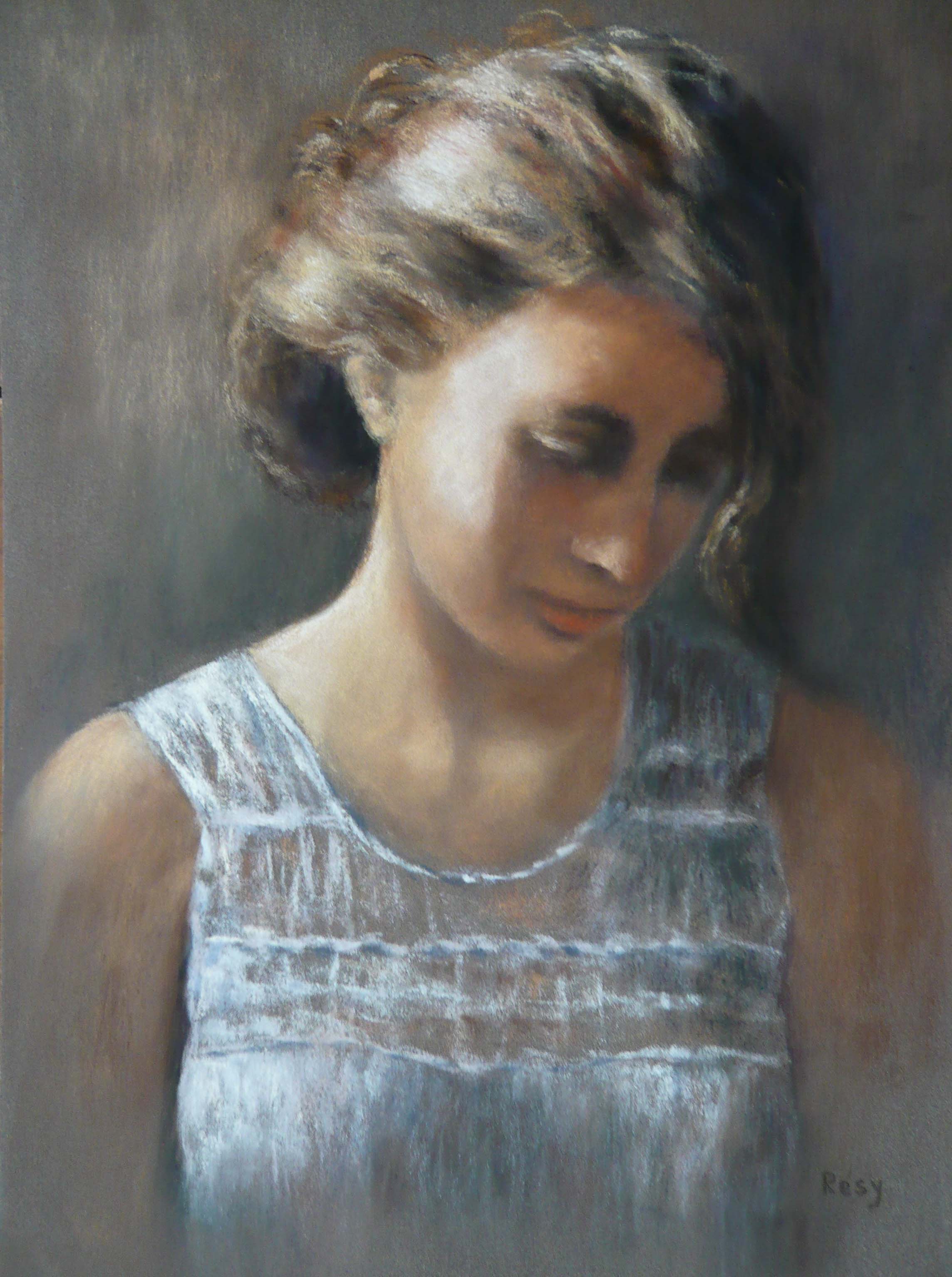 A pensive
