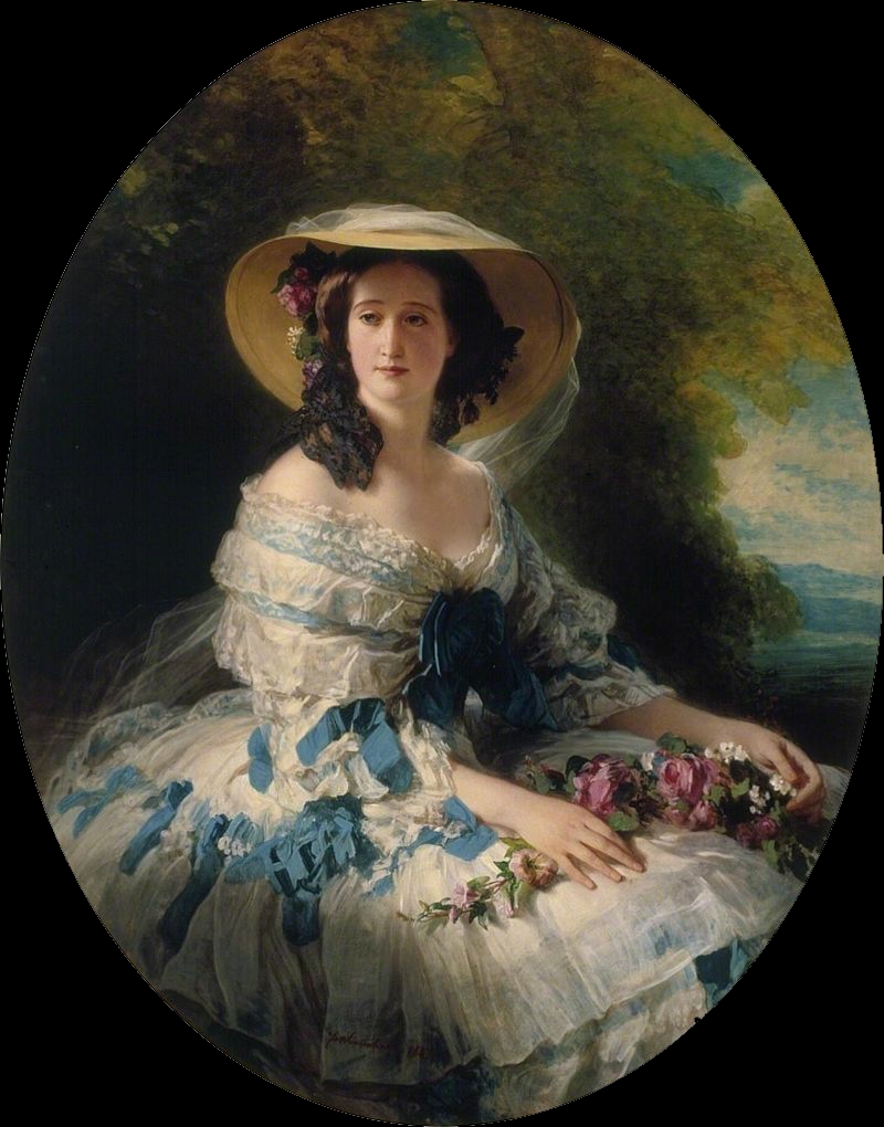 L'Impératrice Eugénie compagne de Napoléon III, par Franz Xaver Winterhalter 