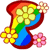 Lettre fleur 9 80
