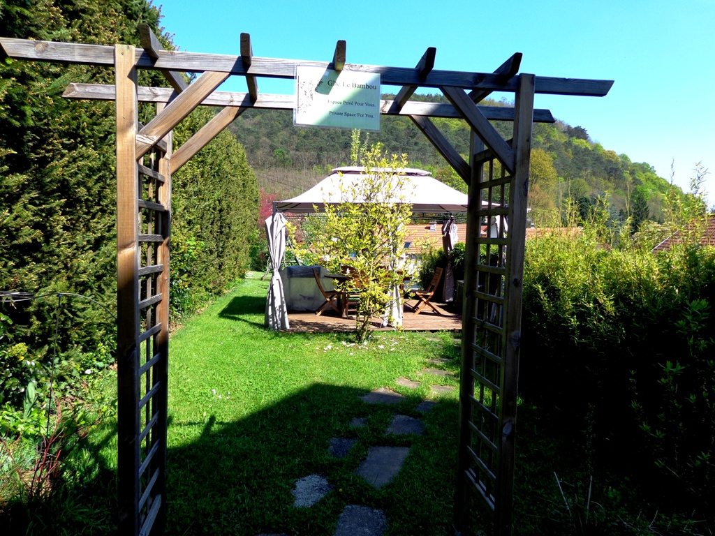 Espace extérieur uniquement pour les locataires du Gîte