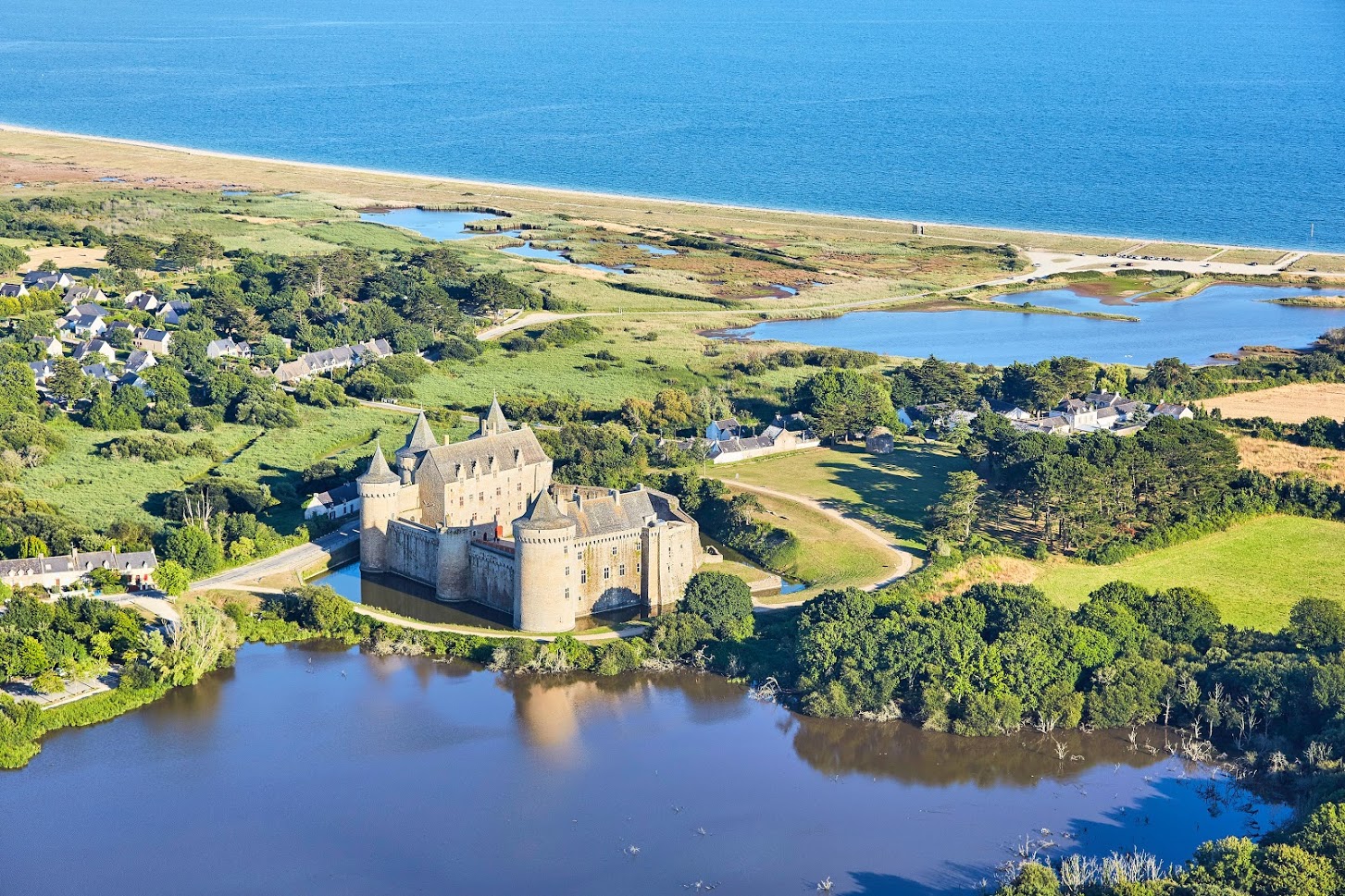 Chateau suscinio aerienne