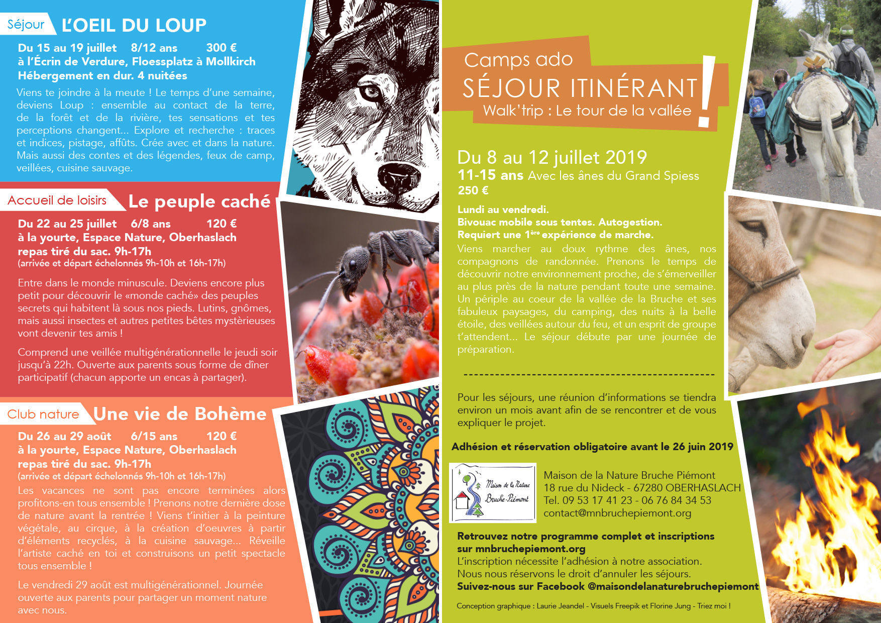 Communication tract flyer affiche lazuri graphiste environnement