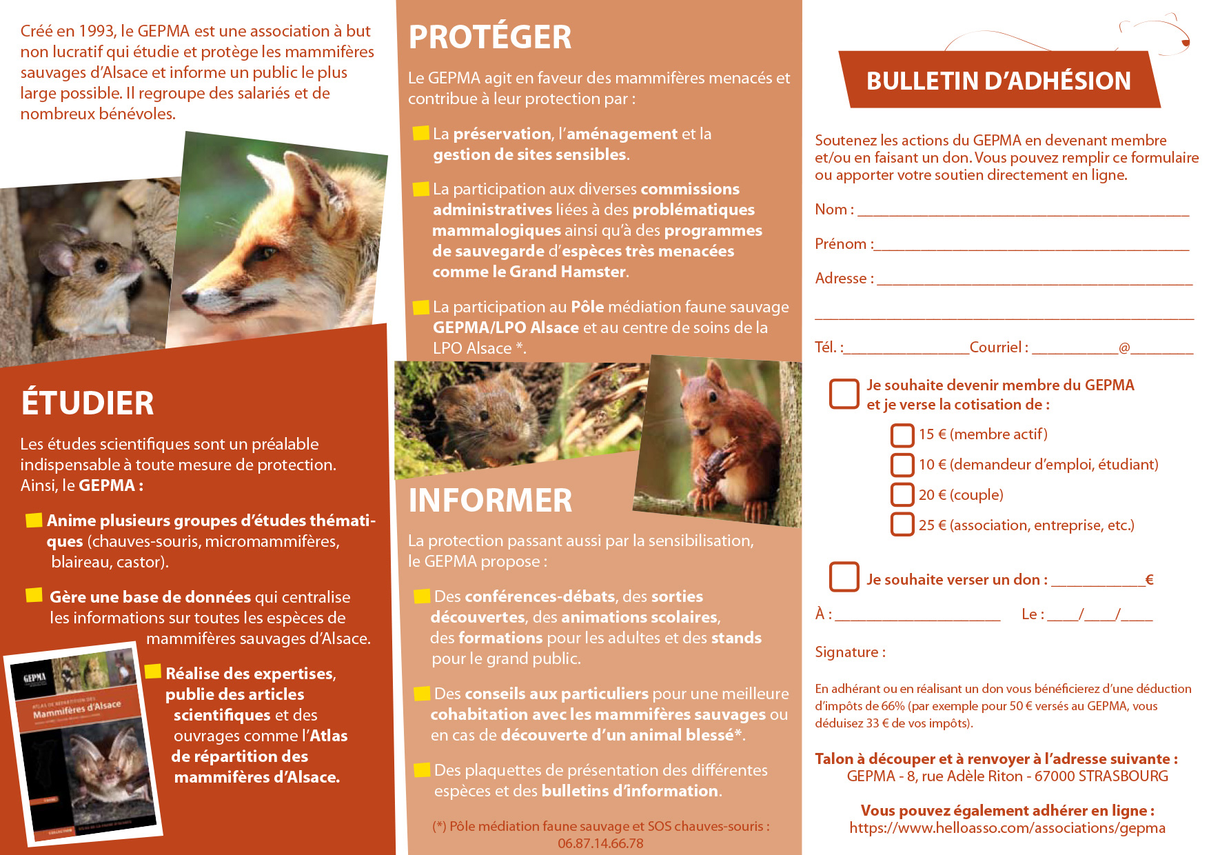 Gepma tract flyer plaquette lazuri graphiste association 01