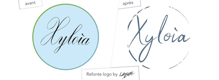 Logo artisan artiste xyloia graphiste lazuri copie