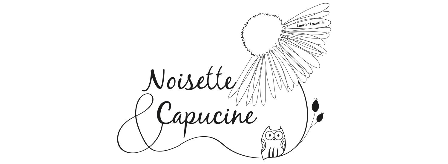 Logo noisette capucine tisane lazuri 01