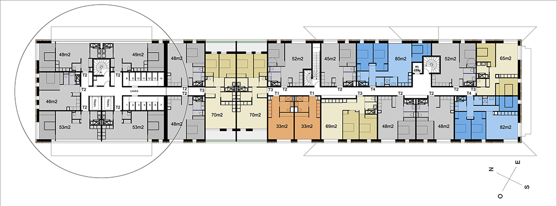 Ilot tardieu logement r 1 w