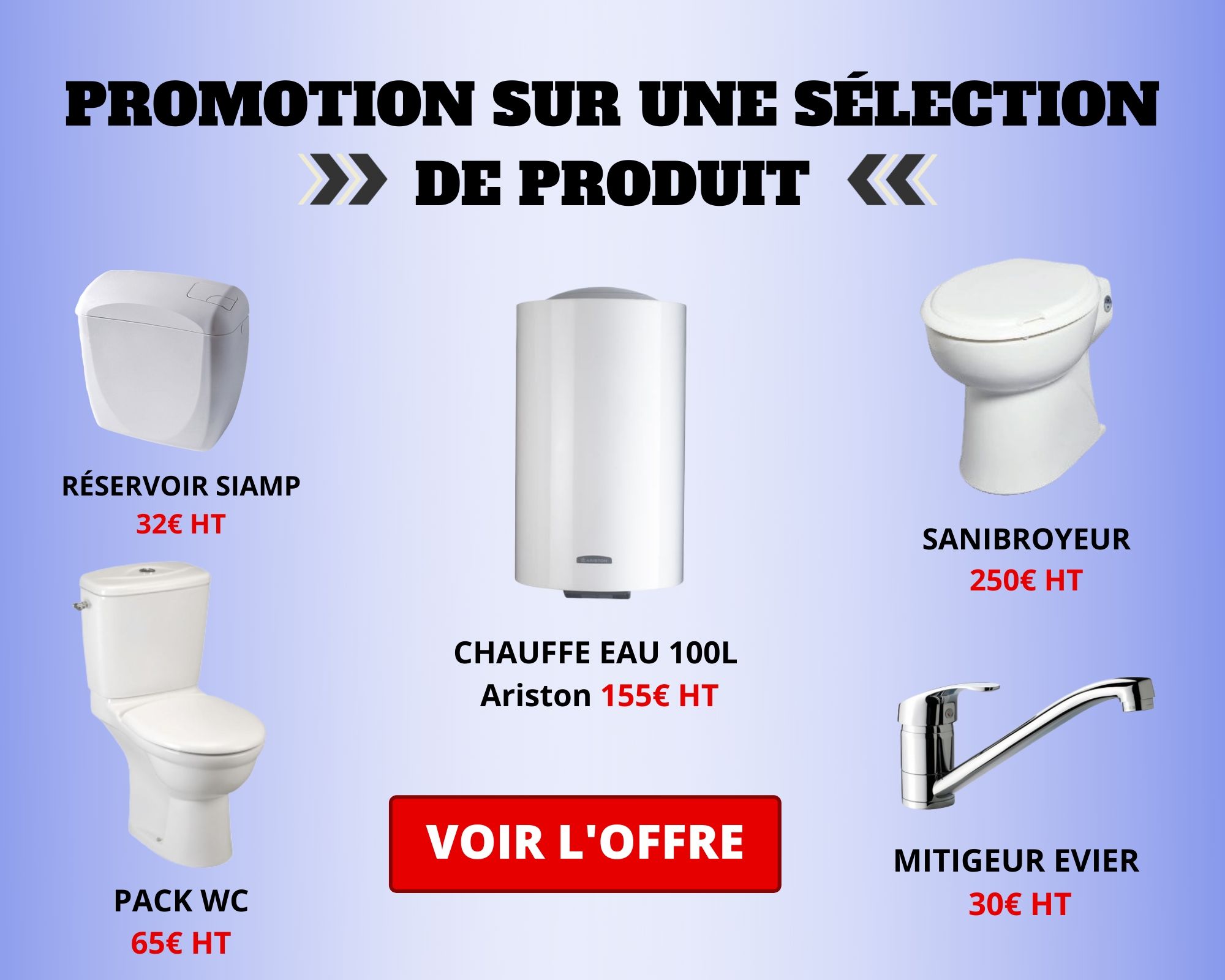 Promotion sur une selection de produit 2 
