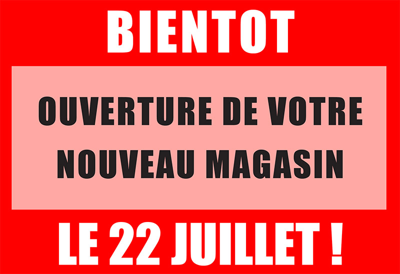 Nouveau magasin dans le 06