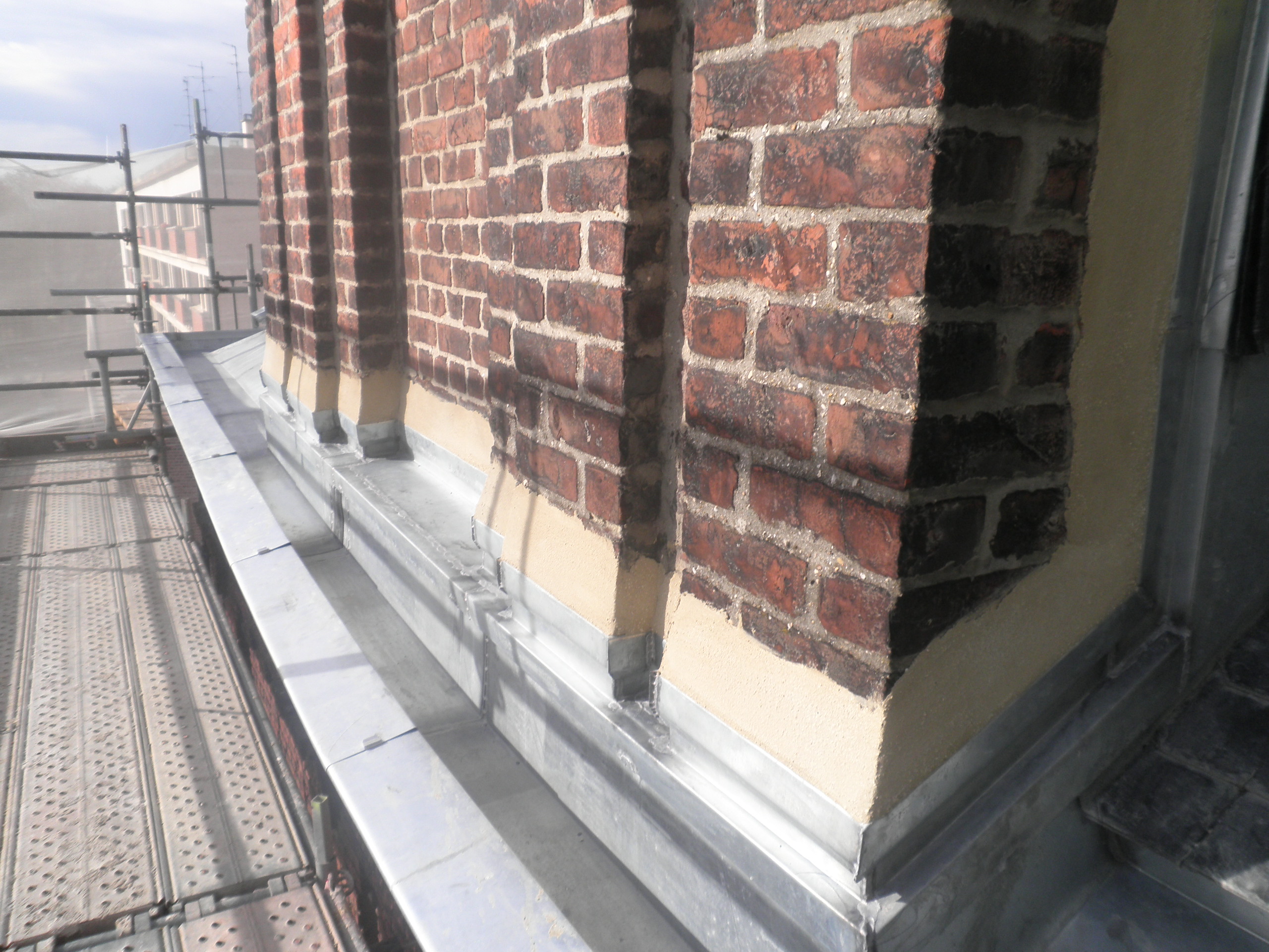 Lille entablement zinc