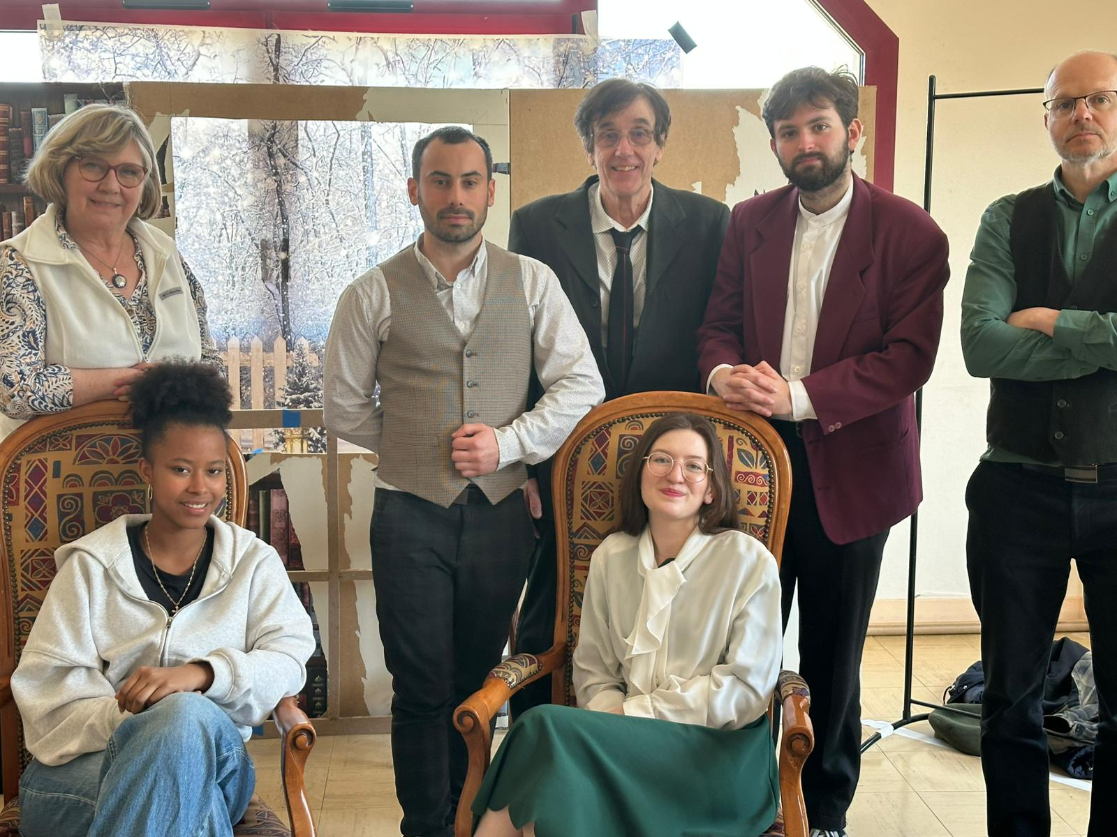 La troupe en plein travail - Cap sur le 31 mai