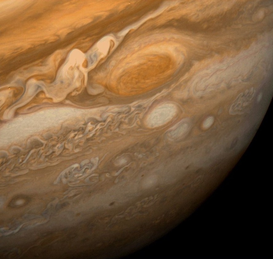 La grande tache rouge de jupiter