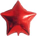 Ballon mylar etoile rouge