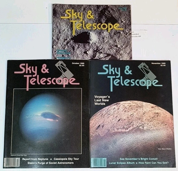 Sky and telescope 1989