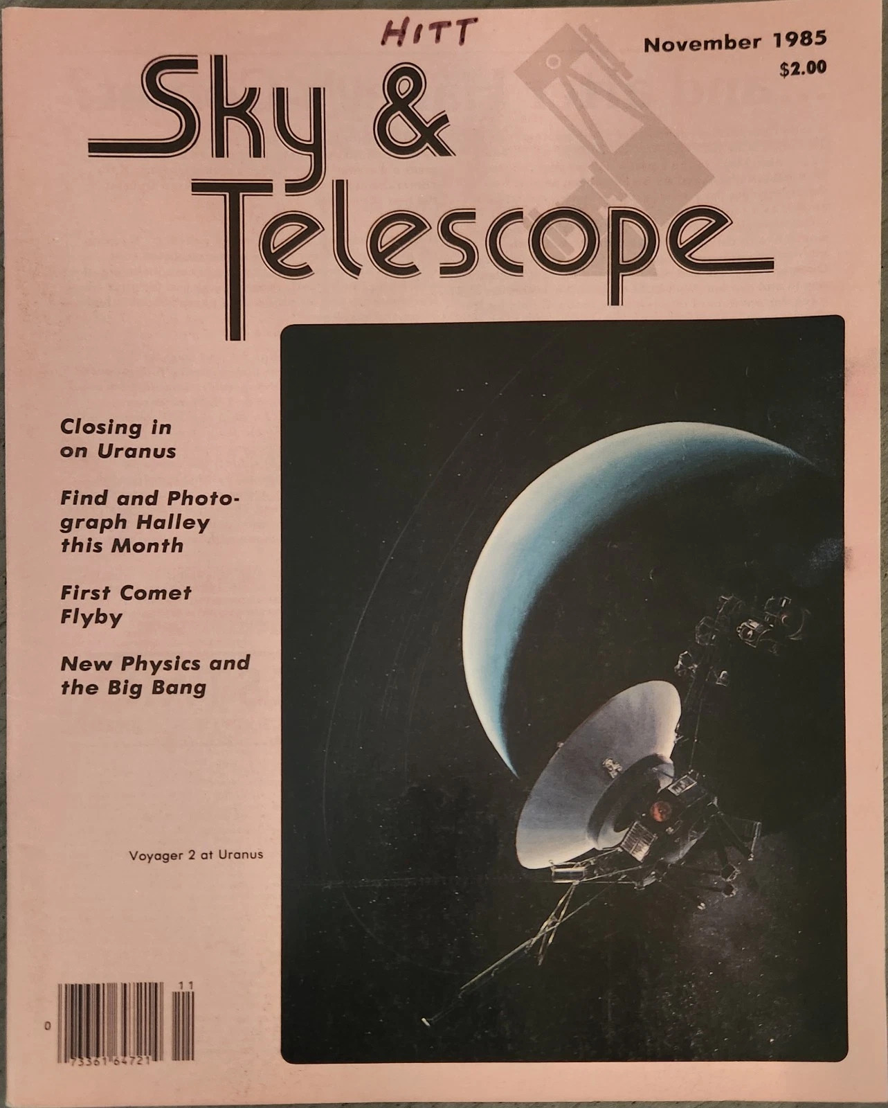 Sky and telescope 1985