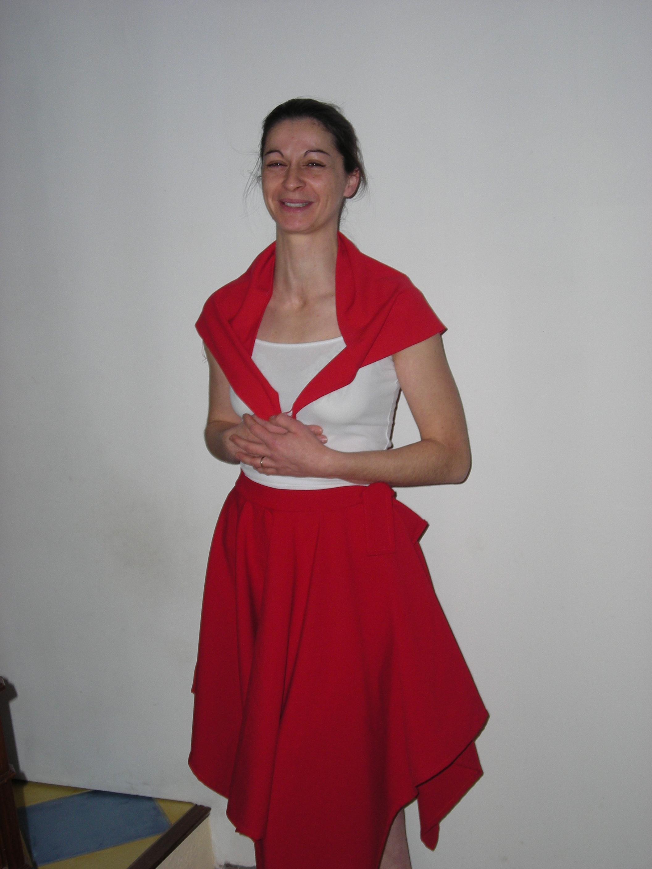 Jupe rouge