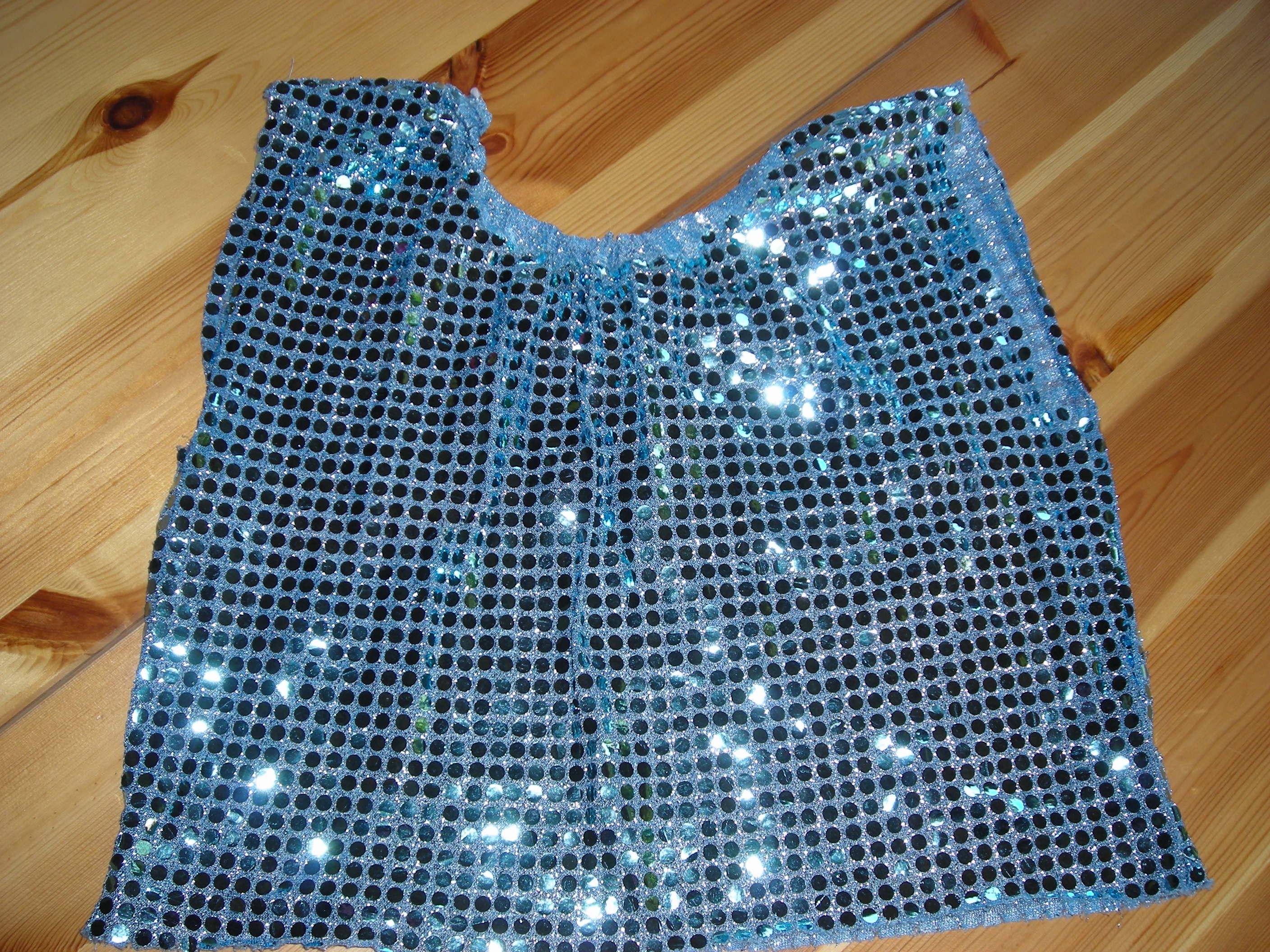 Paillette bleue