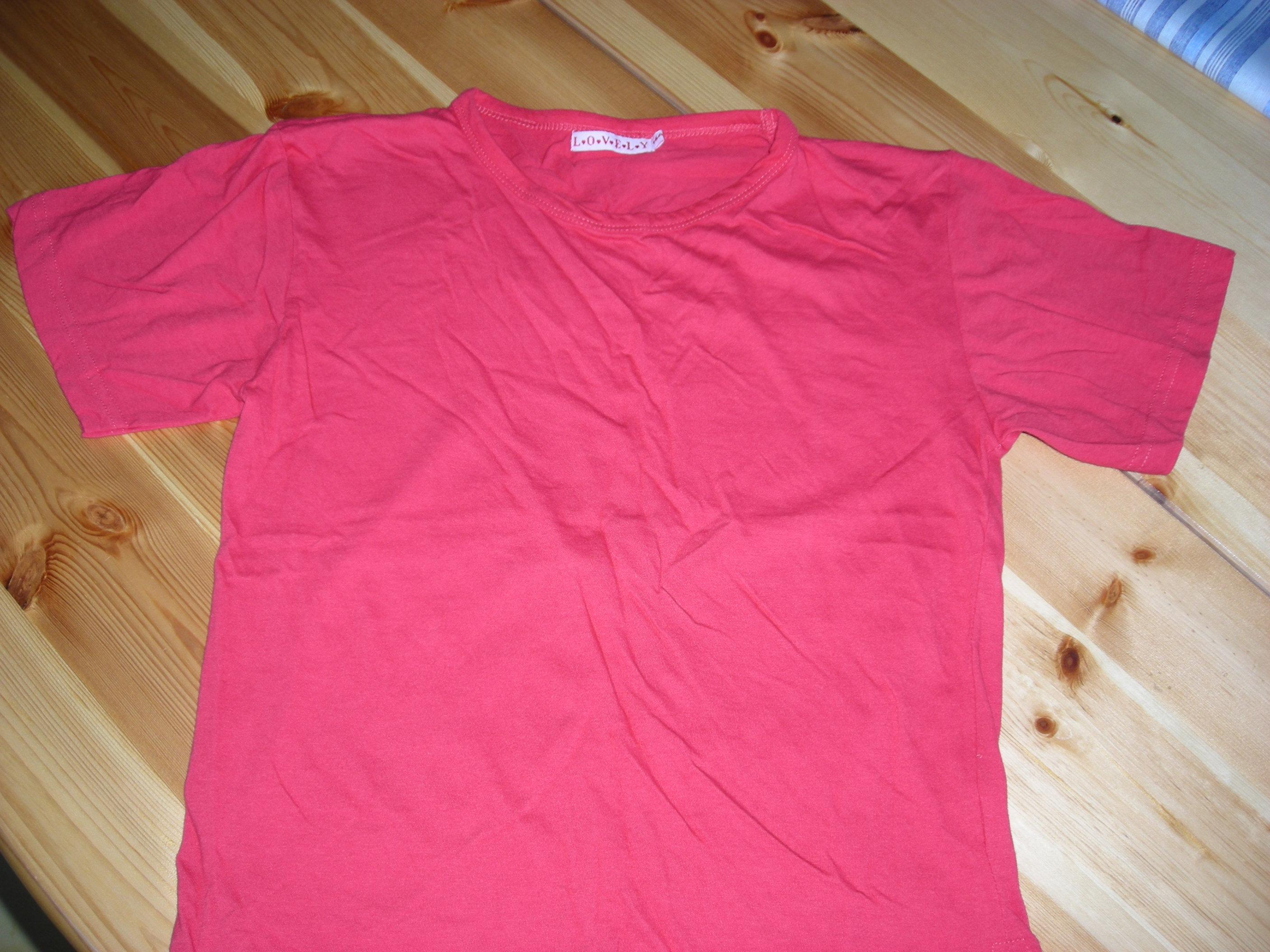 T shirt rouge 1