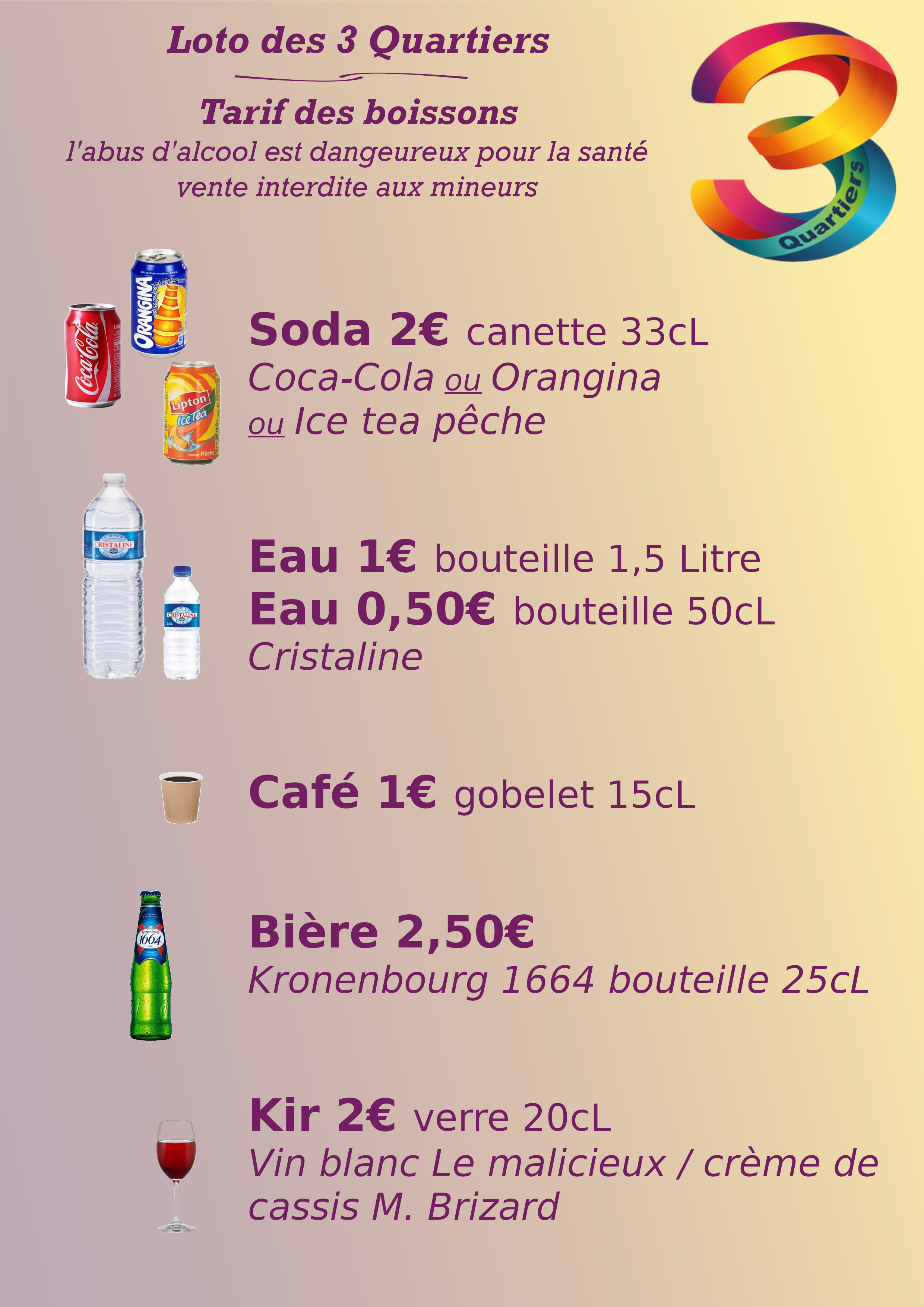 Tarif-boissons