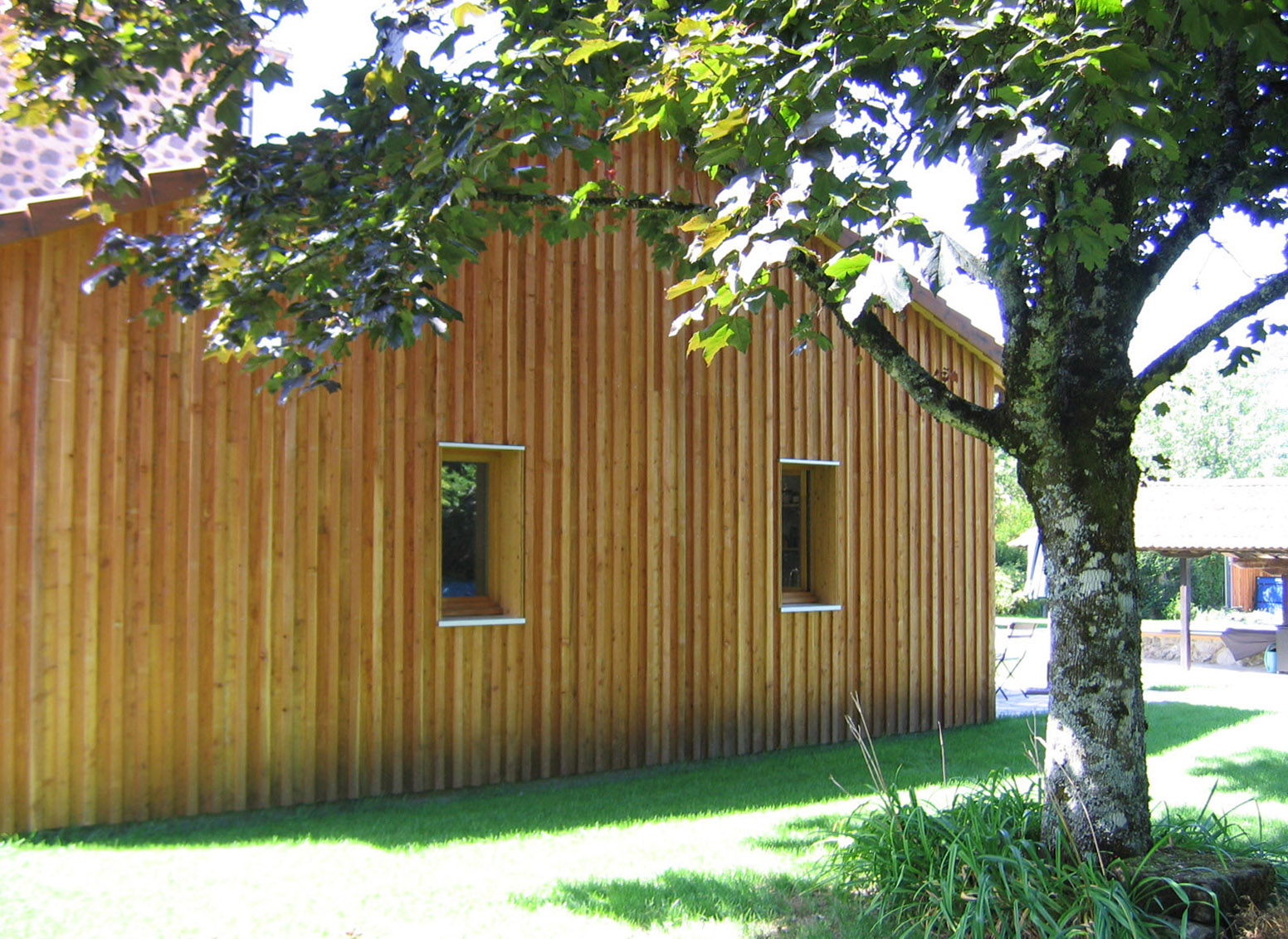 Extension bois bouysse bardage