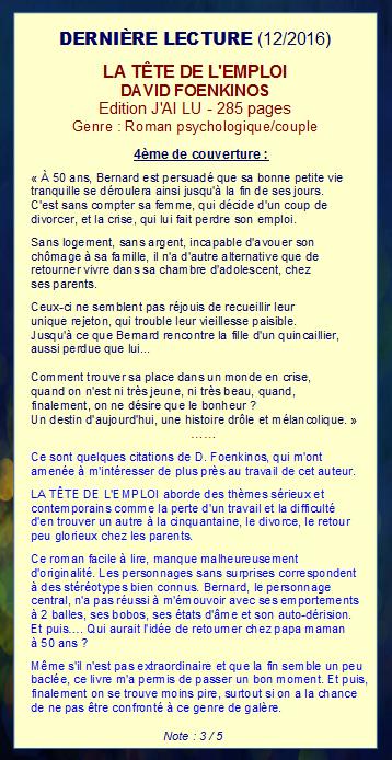Lecture la tete de l emploi critique