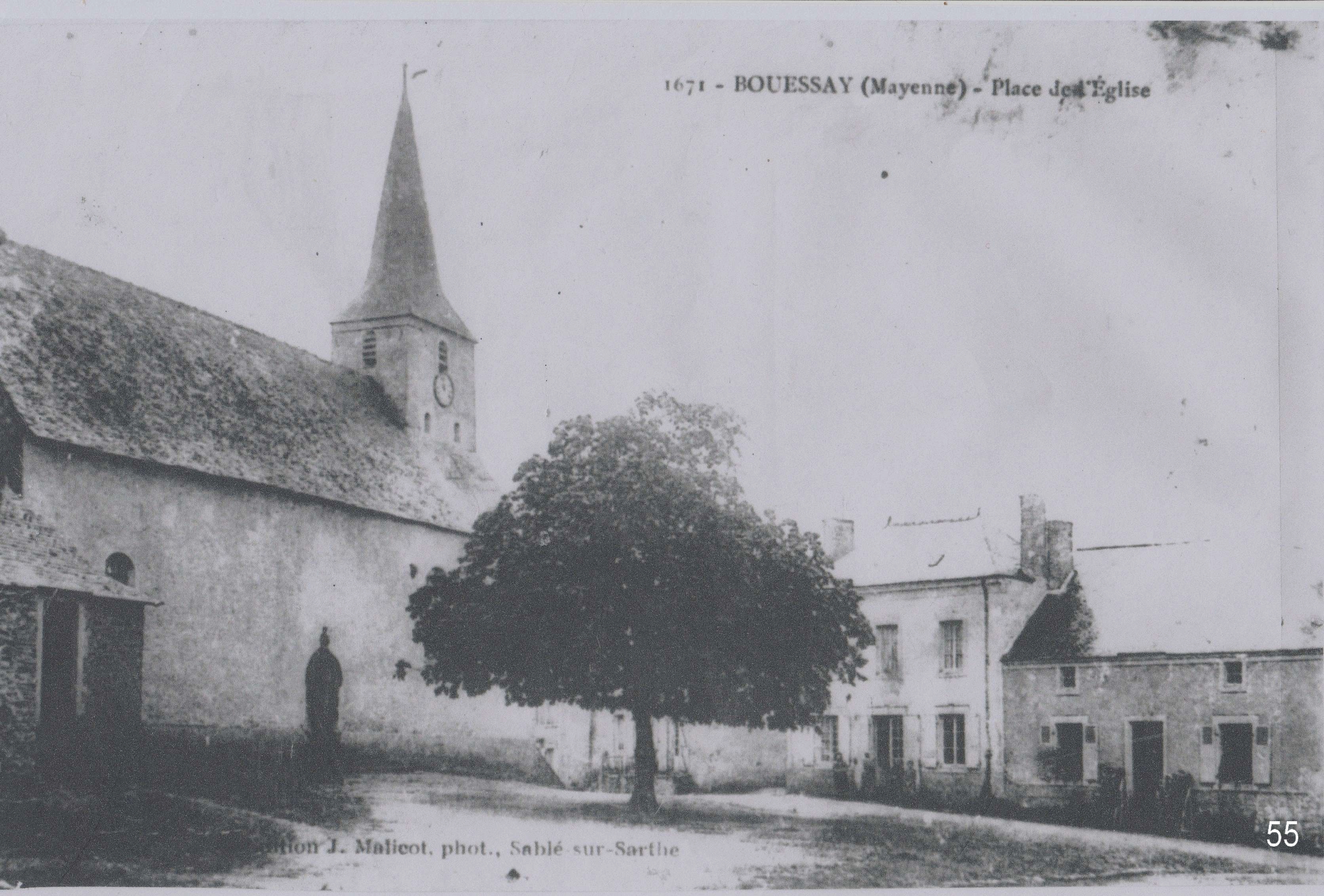 55 bouessay eglise de bouessay 1912
