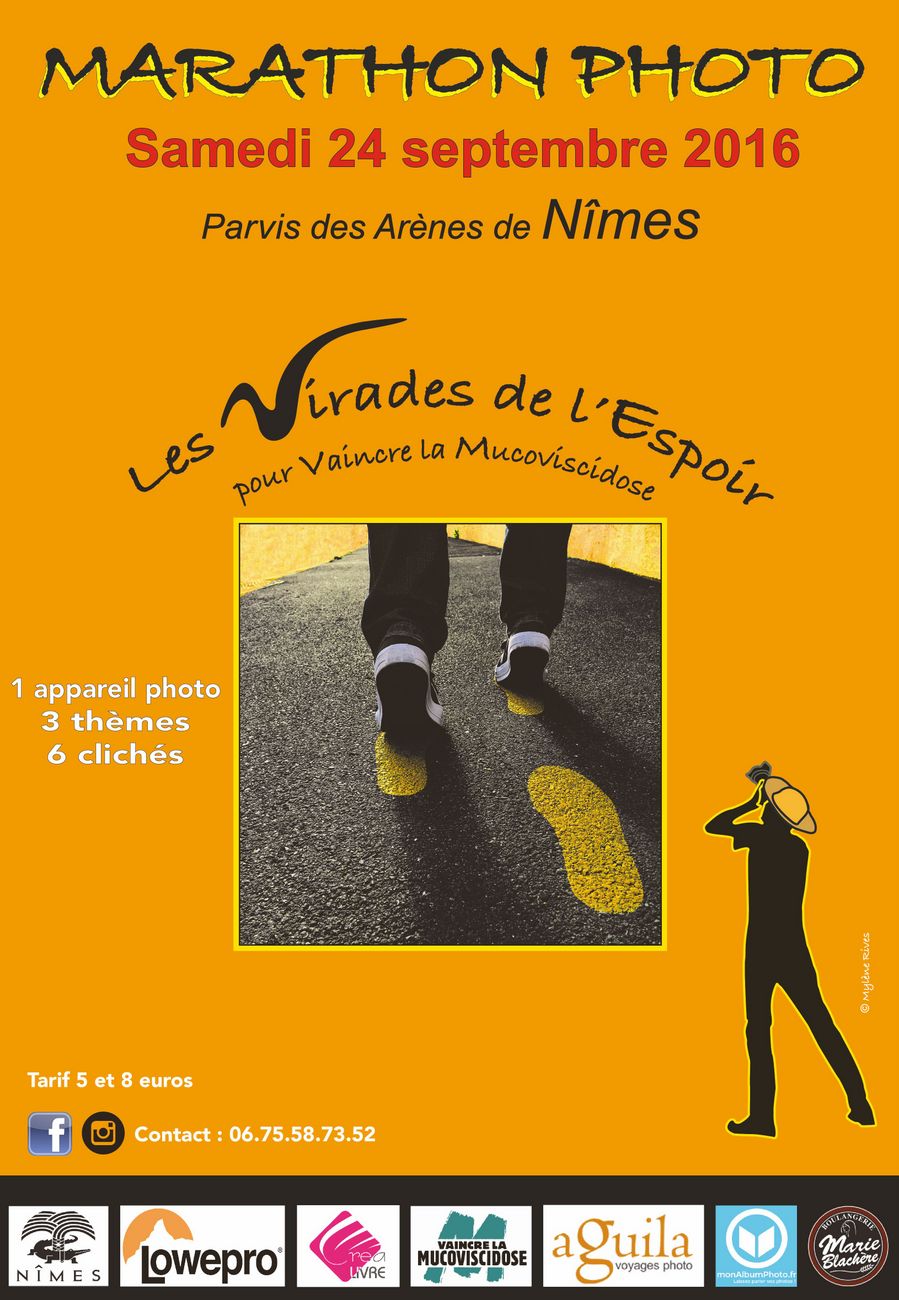 Affiche marathon photo des virades 2016
