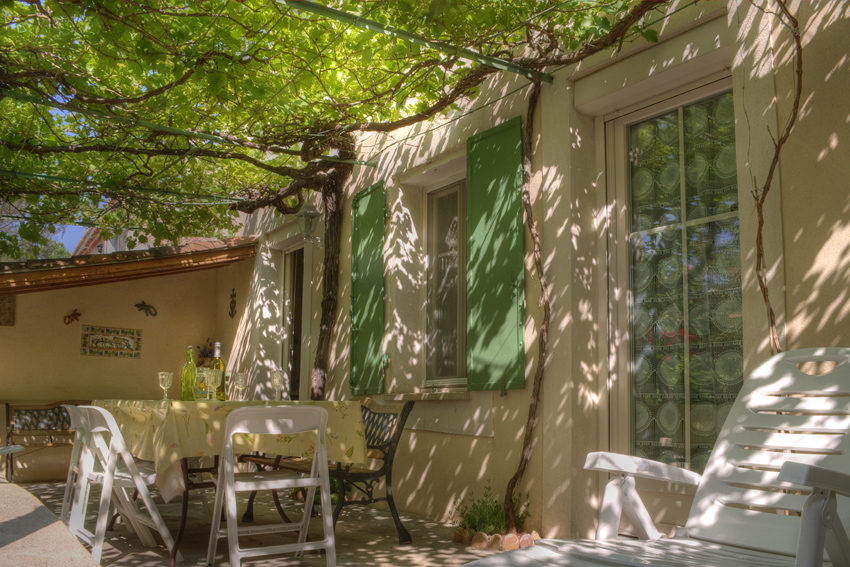 le Paradou coté terrasse