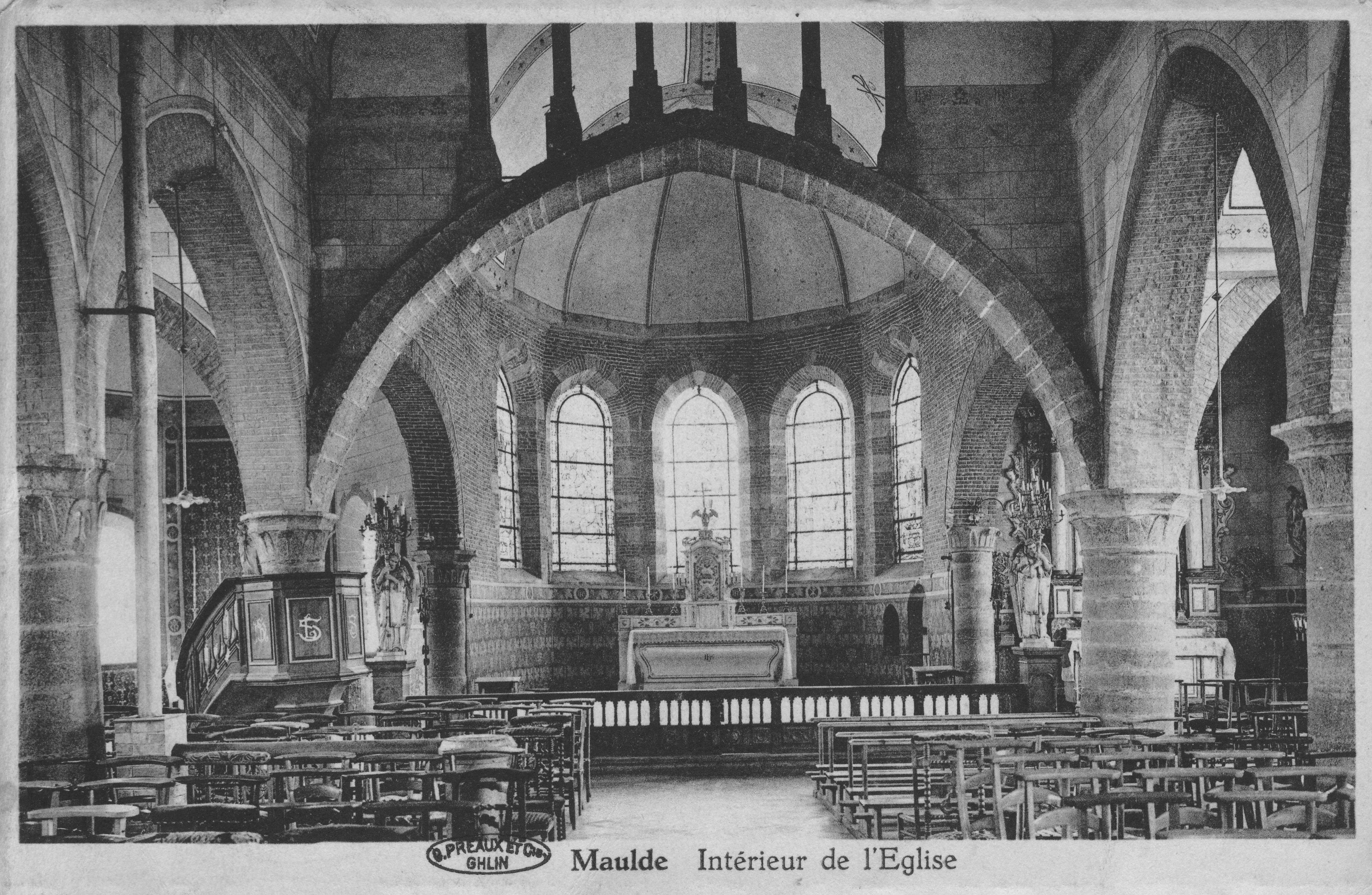 MAULDE Eglise interieur