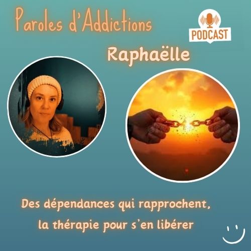 Pour ce dernier épisode de la saison, je vous propose un témoignage atypique avec Raphaëlle.
Suite à des  turbulences au sein de son couple et pour raviver leur relation, Raphaëlle et son mari, commencent à consommer des produits, ce qui amène alors  des moments de complicité intense et des conversations plus profondes.

Raphaëlle imagine quelque chose de ponctuel mais son mari, lui, se fait progressivement happer par les consommations.

Ici un vrai travail d’équipe va s'imposer, puis un lâcher-prise nécessaire de la part de Raphaëlle qui va tenter de retrouver sa place de femme.

Dans cet épisode, il sera question de thérapie de couple, de travail sur soi, d’estime de soi, de prise de conscience, mais aussi de groupe de parole et d’entraide. 

Merci Raphaëlle pour cette immense introspection livrée avec beaucoup de sincérité

Avec Raphaëlle, nous avons été mises en relation grâce à la structure : Avec Nos Proches

Cette association propose une ligne d’écoute téléphonique nationale (01 84 72 94 75), accessible 7 jours sur 7 de 8h à 22h, gratuite, anonyme et confidentielle. Au bout du fil, des bénévoles aidants ou anciens aidants formés à l'écoute active.
Elle offre aux aidants un espace d’expression sans jugement, permettant de rompre l’isolement et de prévenir l’épuisement.
Elle propose également des ateliers collectifs à distance favorisant le partage d’expériences et le soutien entre pairs sur des thématiques concrètes (ateliers "Connect'Aidants").
Lorsque nécessaire, un accompagnement complémentaire avec une assistance sociale peut être proposé.
Enfin, elle s’engage plus largement à faire avancer la cause des aidants à travers des projets et actions portant sur divers sujets autour de l'aidance (anciens aidants, santé des aidants, addictions...)

Les flyers et affiches sont disponibles à la commande gratuitement sur notre page Hello Asso : https://www.helloasso.com/associations/avec-nos-proches/boutiques/mon-agenda-proche-aidant 

N'hésitez pas aussi à rappeler le numéro de la ligne dans la description : 01 84 72 94 75

Après toutes ces infos, je vous souhaite une bonne écoute        : )