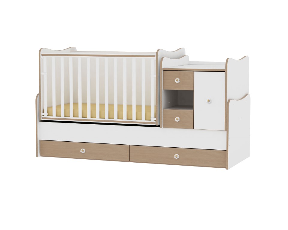 5minimax baby bed white beech medium 