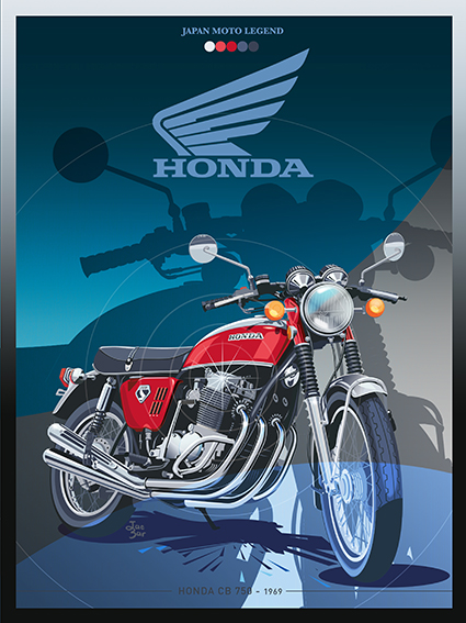 Honda-CB-30x40-w