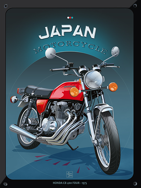 Honda-CB-400-30x40-w