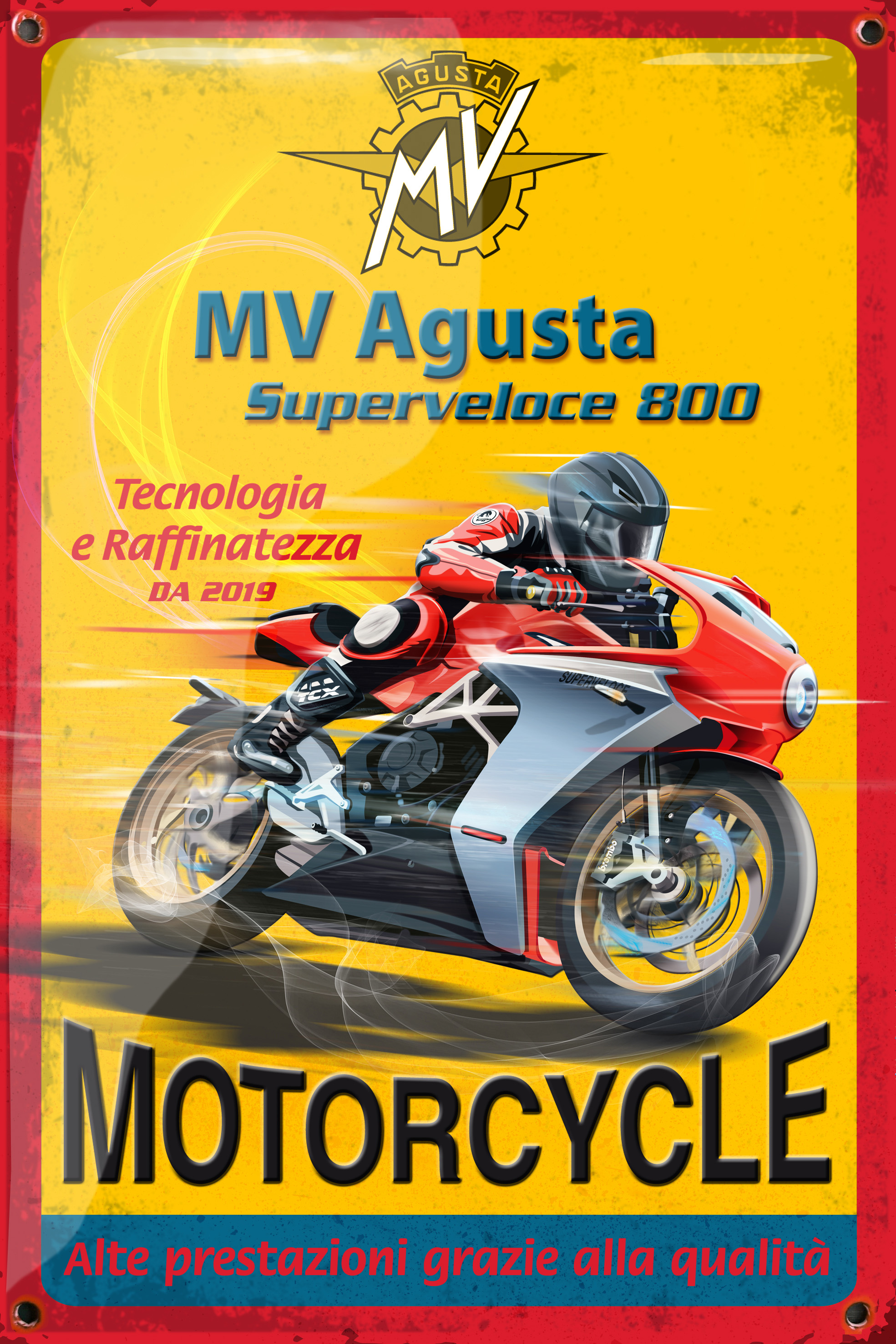 Plaque agusta w