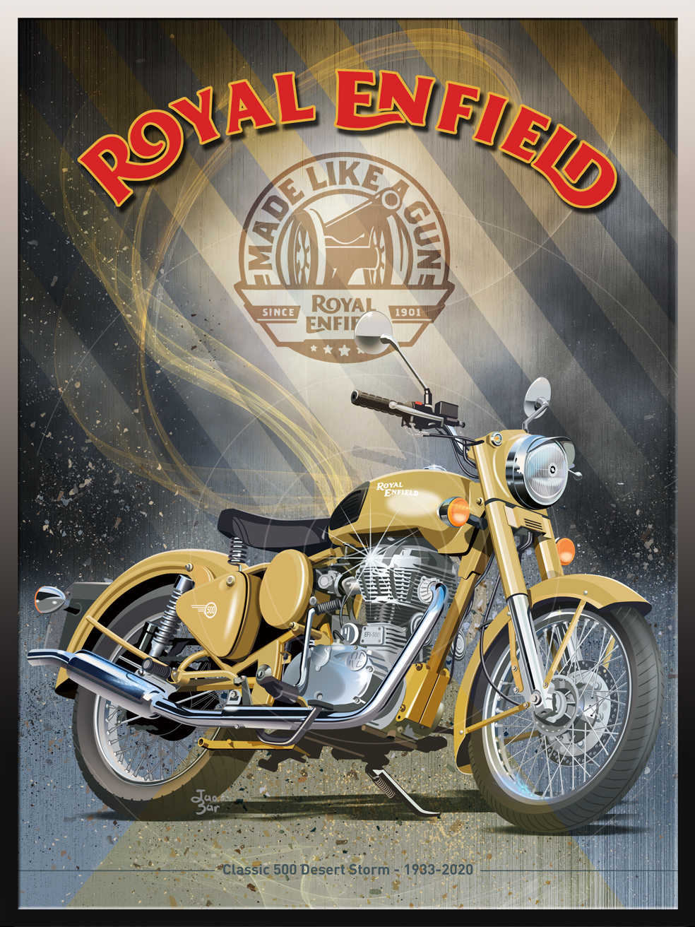 Royal-enfield-30x40-w