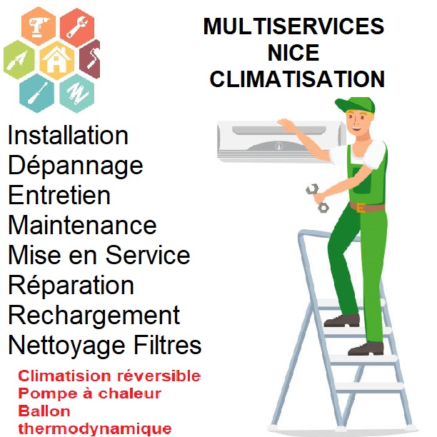 logo multiservices nice ;climatisation;
installation;
dépannage;
entretien;
maintenance;
mise en service;
réparation;
rechargement;
nettoyage filtre;
pompe à chaleur;
climatisation;
ballon thermodynamique;