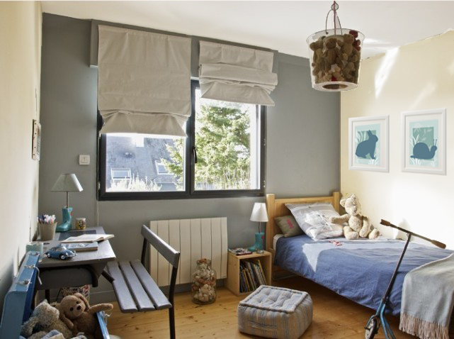 Ch garcon bleu gris