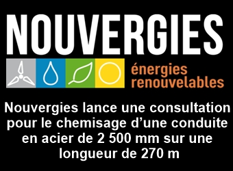 Pour centrale hydroélectrique