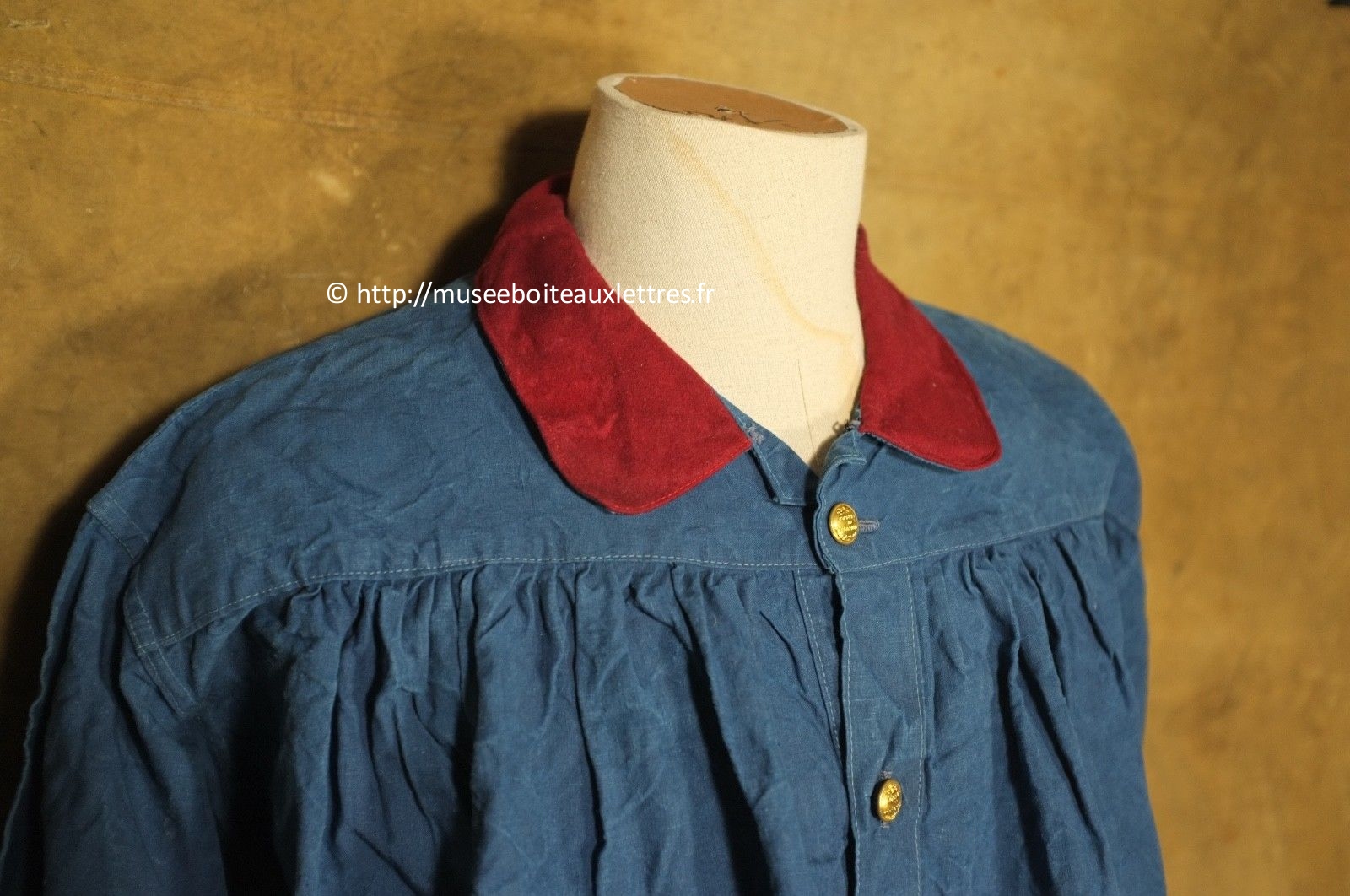 uniforme facteur rural ptt blouse biaude